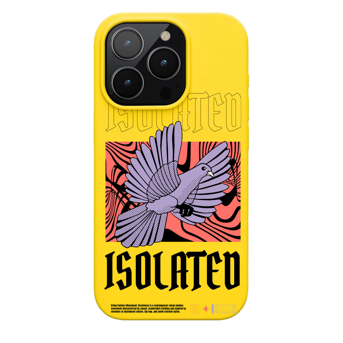 Isolated - Cover Monocolore Personalizzata