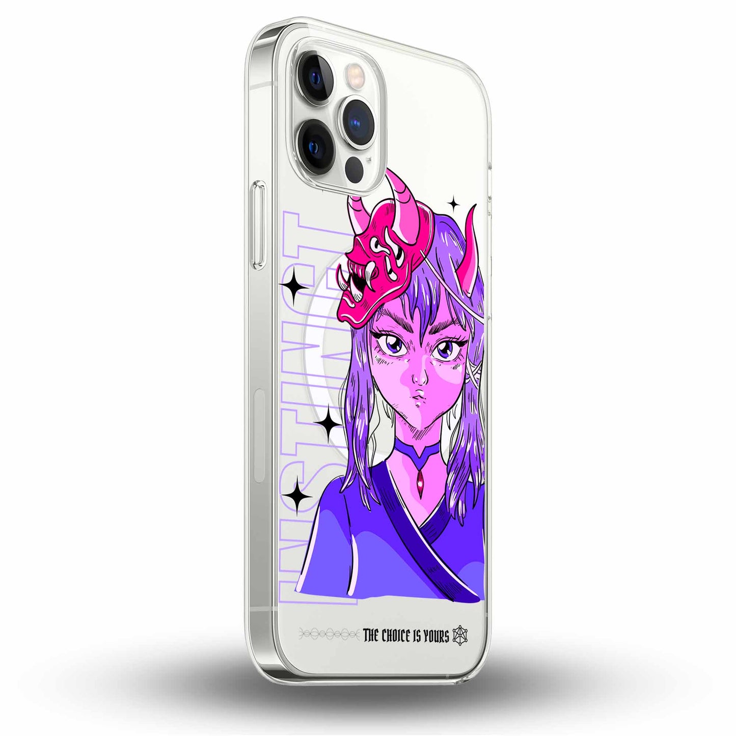 Instinct - Cover Magsafe Trasparente Personalizzata