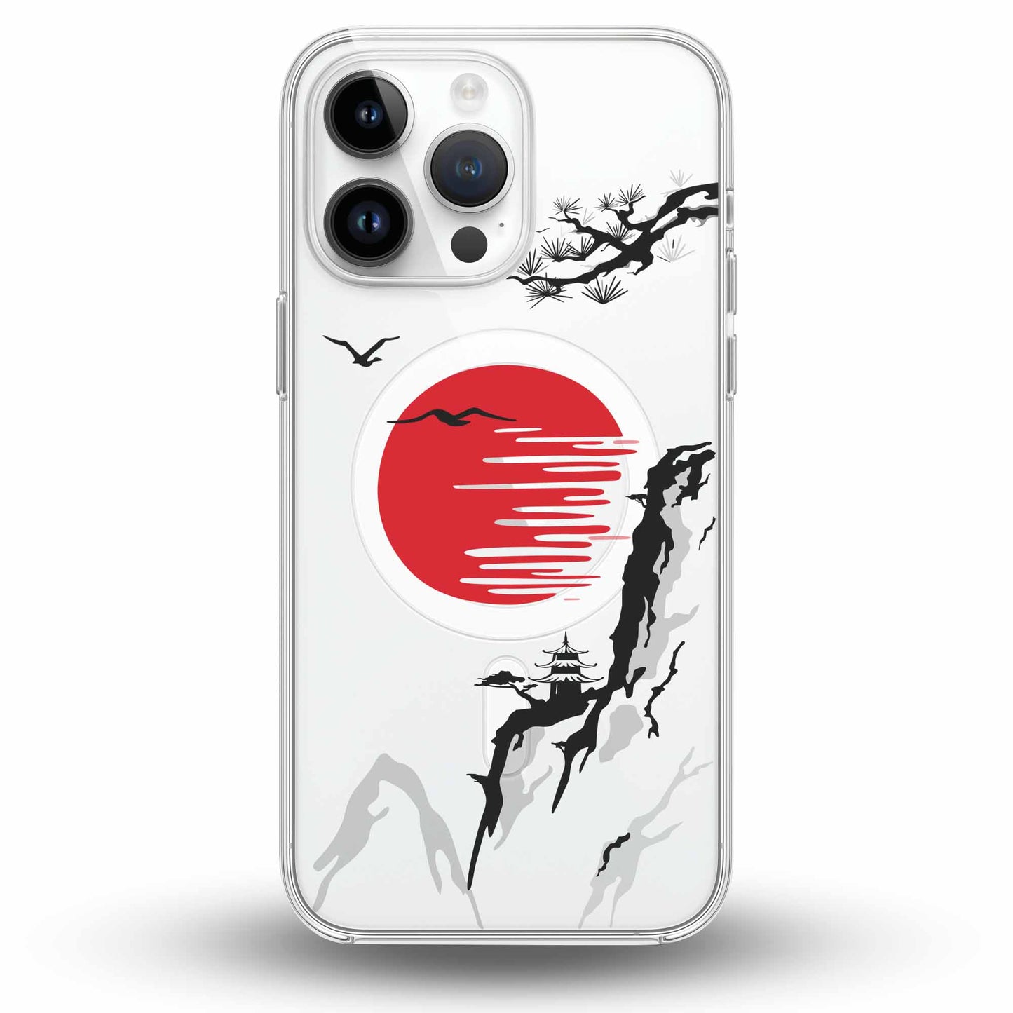 Rising Sun (昇る太陽 ) - Cover MagSafe Trasparente Personalizzata