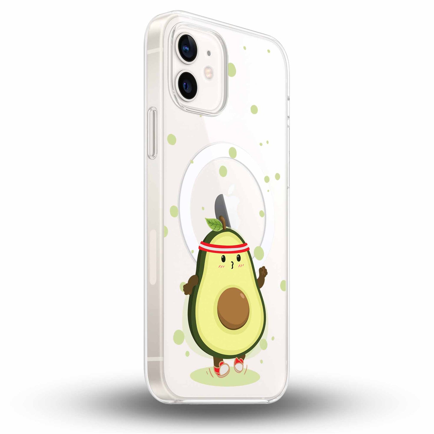 Avocado Jogger - Cover MagSafe Trasparente Personalizzata