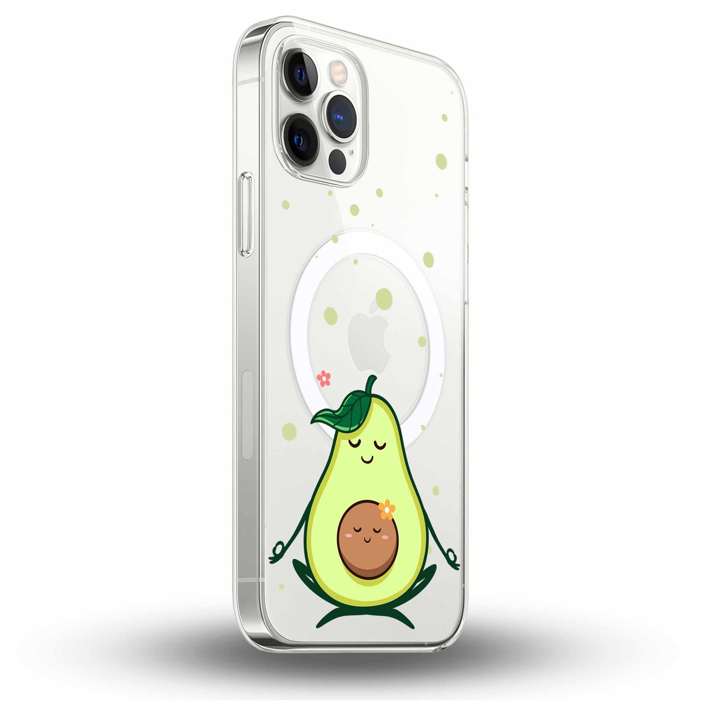 Avocado Yoga - Cover MagSafe Trasparente Personalizzata