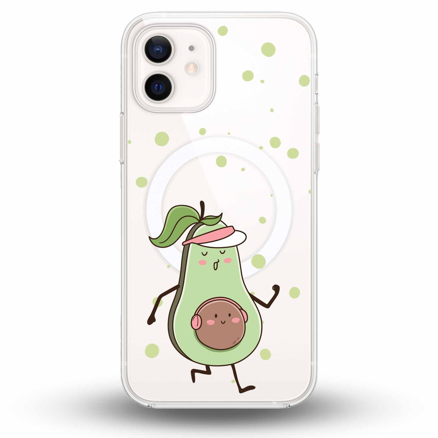 Avocado Fitness - Cover MagSafe Trasparente Personalizzata