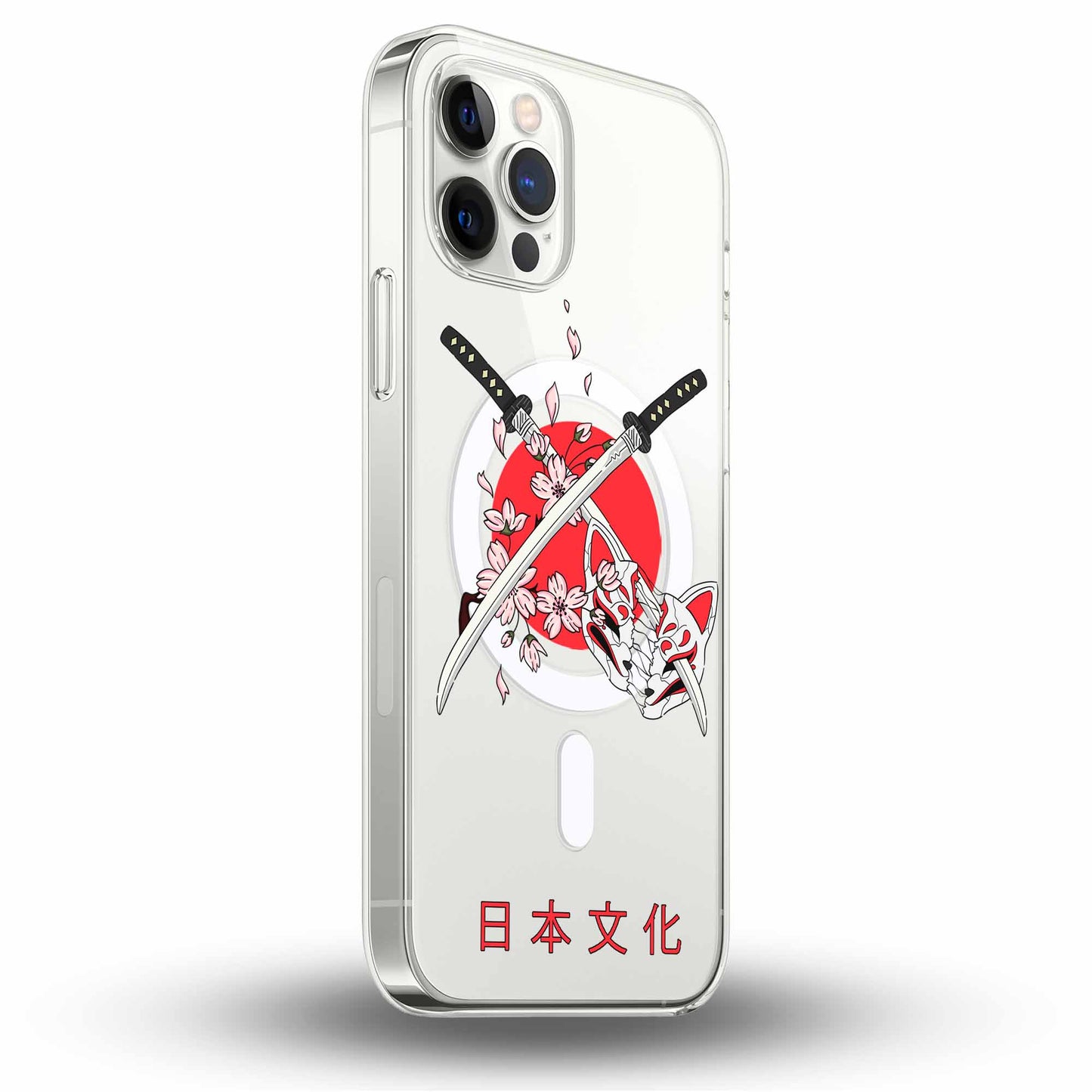 Twin Blades (二刀流) - Cover MagSafe Trasparente Personalizzata