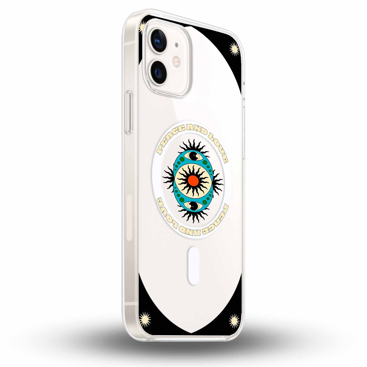Cosmic Vision - Cover MagSafe Trasparente Personalizzata