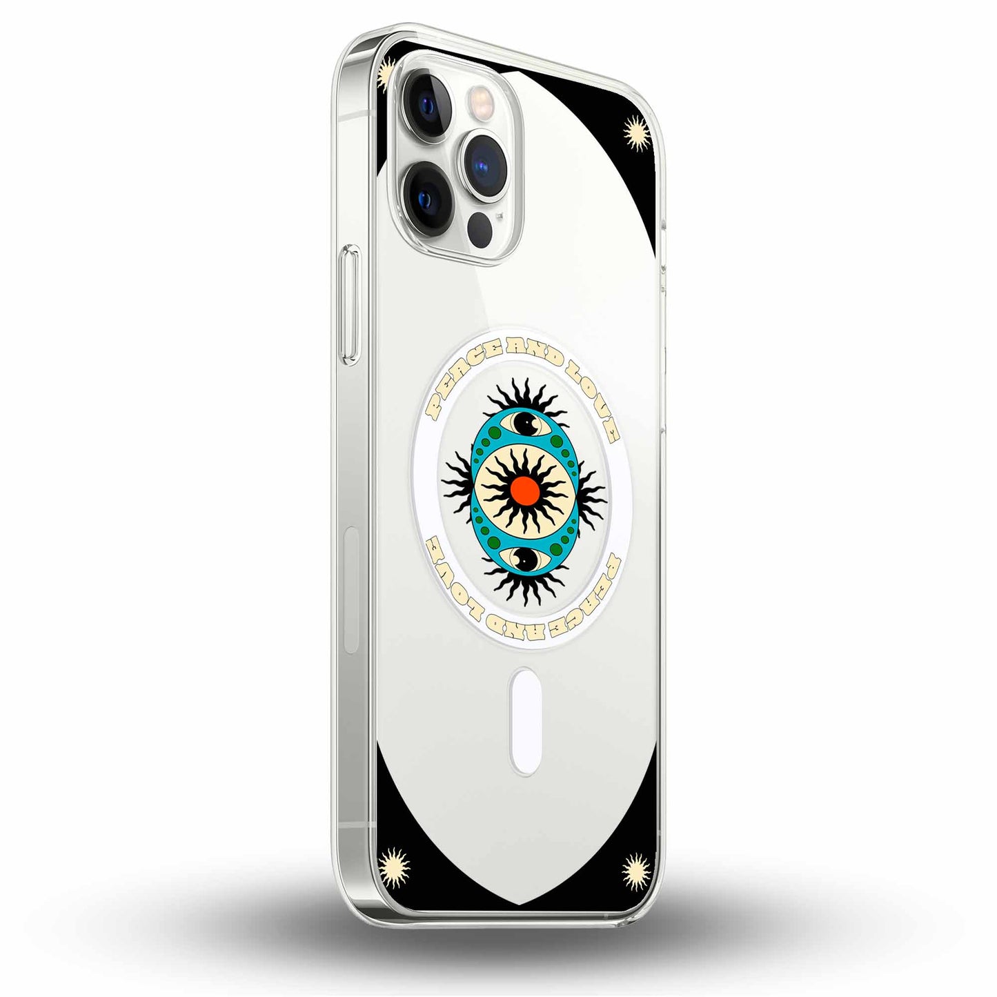 Cosmic Vision - Cover MagSafe Trasparente Personalizzata
