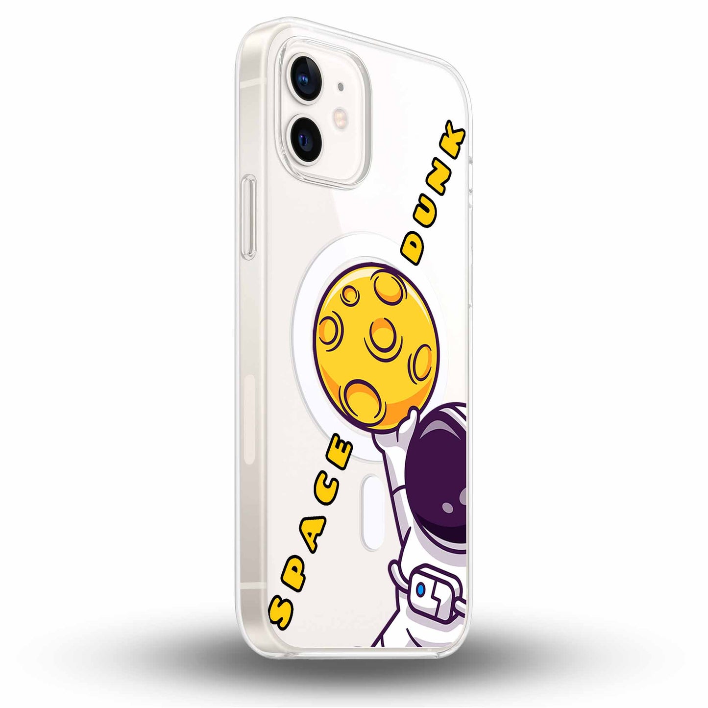 Space Dunk - Cover MagSafe Trasparente Personalizzata