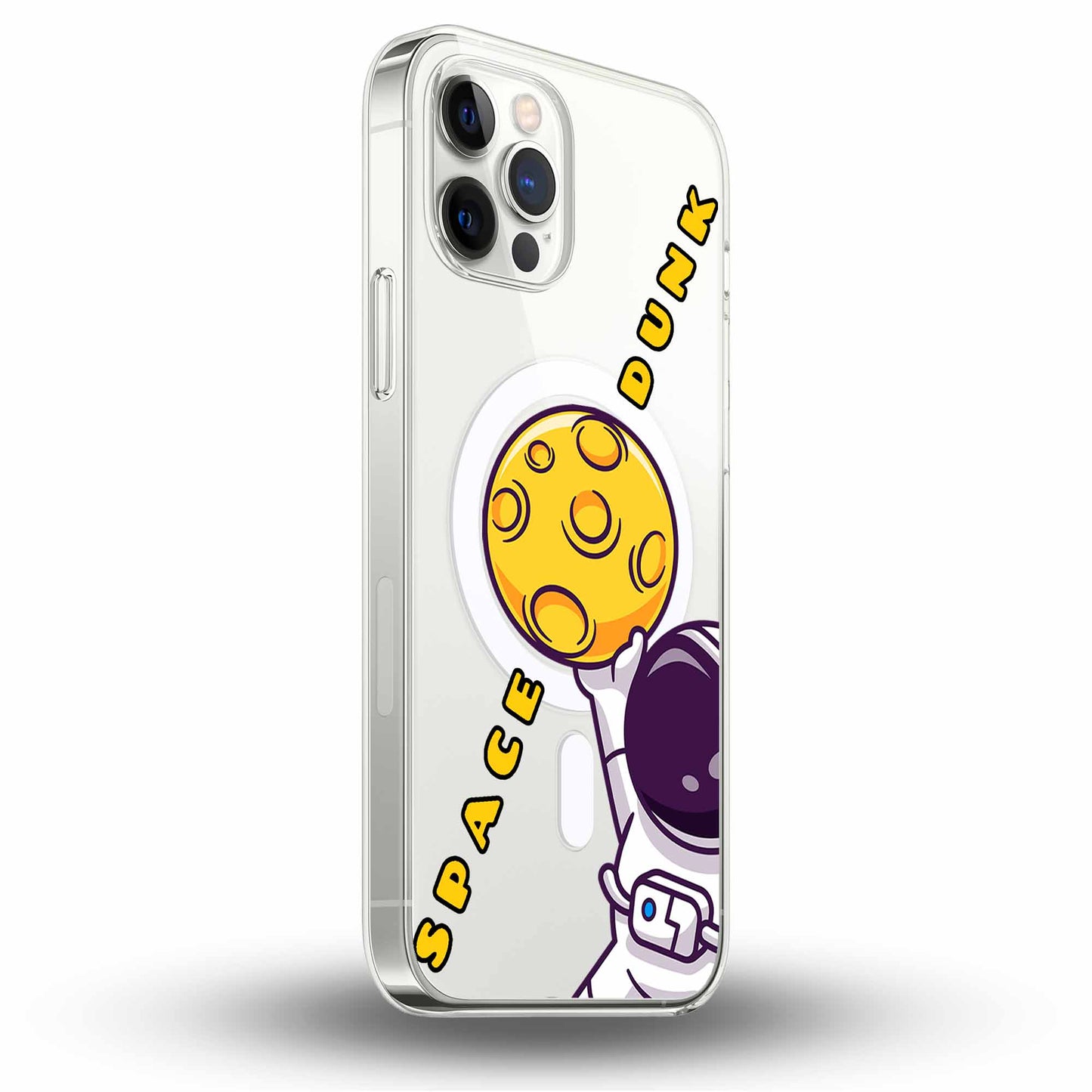 Space Dunk - Cover MagSafe Trasparente Personalizzata