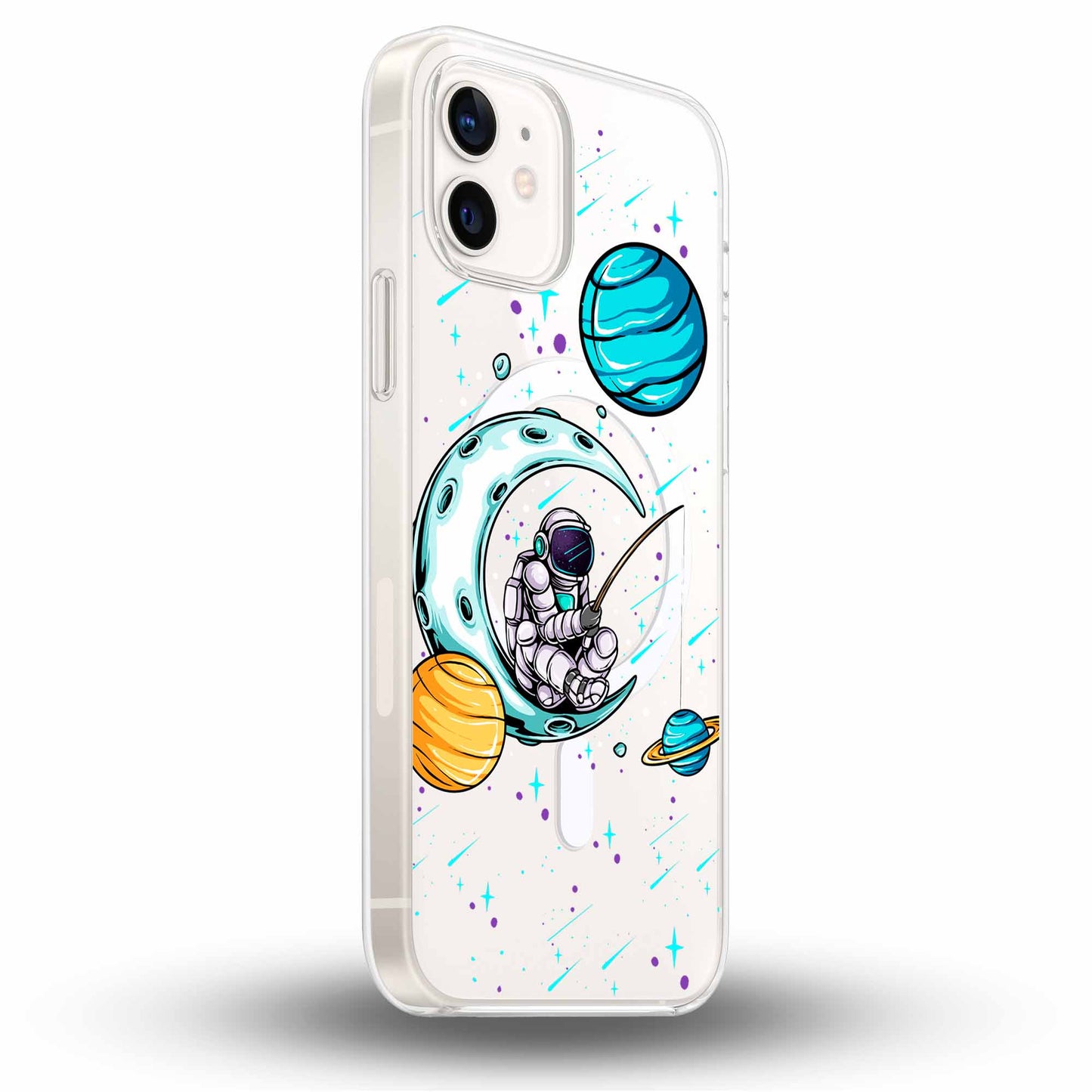 Space Fishing - Cover Magsafe Trasparente Personalizzata