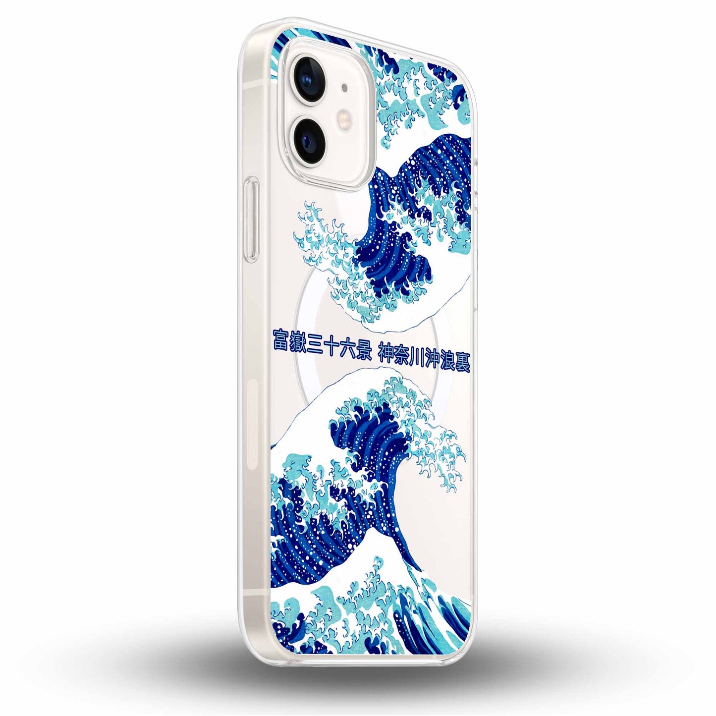 The Great Wave off Kanagawa (神奈川沖浪裏) - Cover MagSafe Trasparente Personalizzata