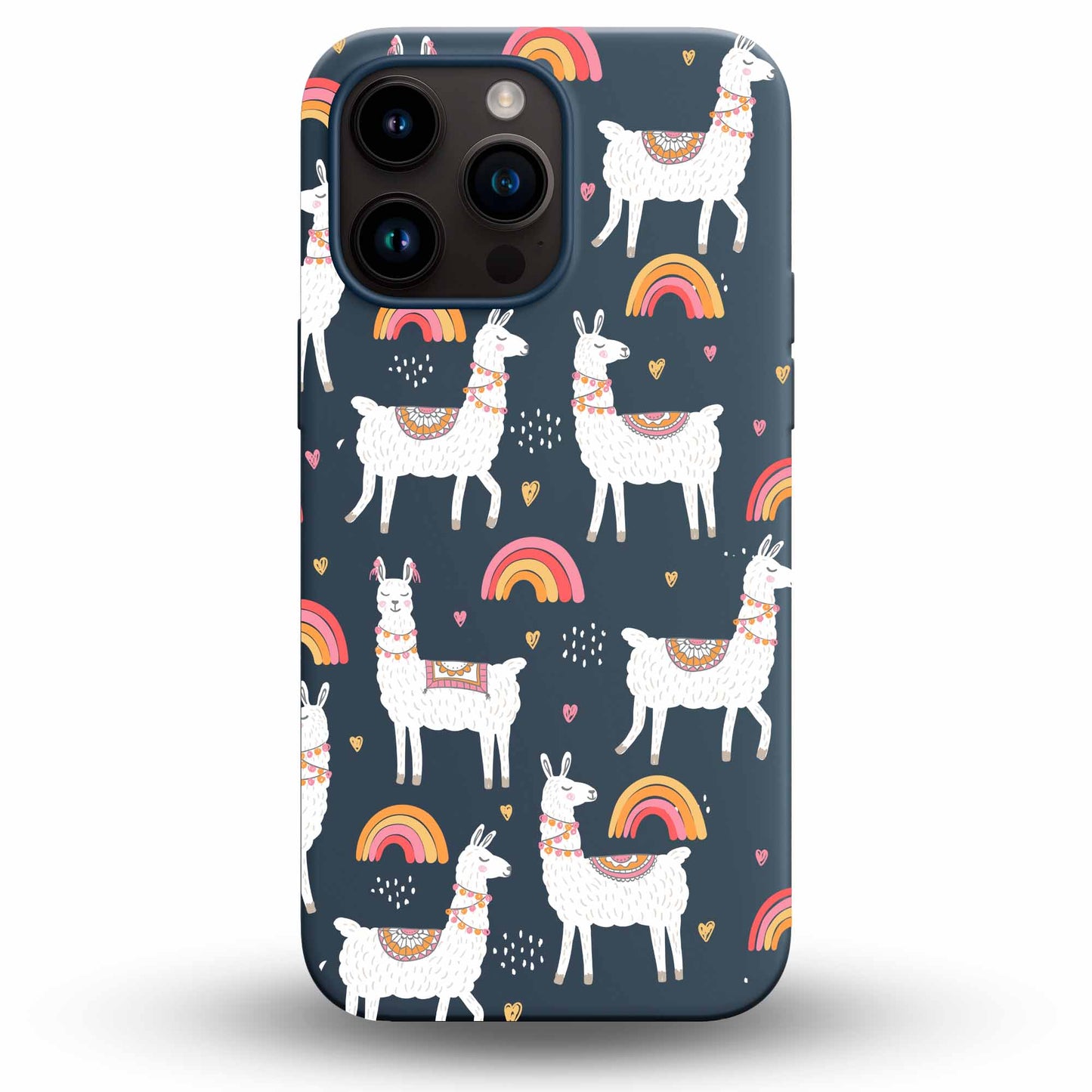 Peaceful Lamas - Cover Monocolore Personalizzata