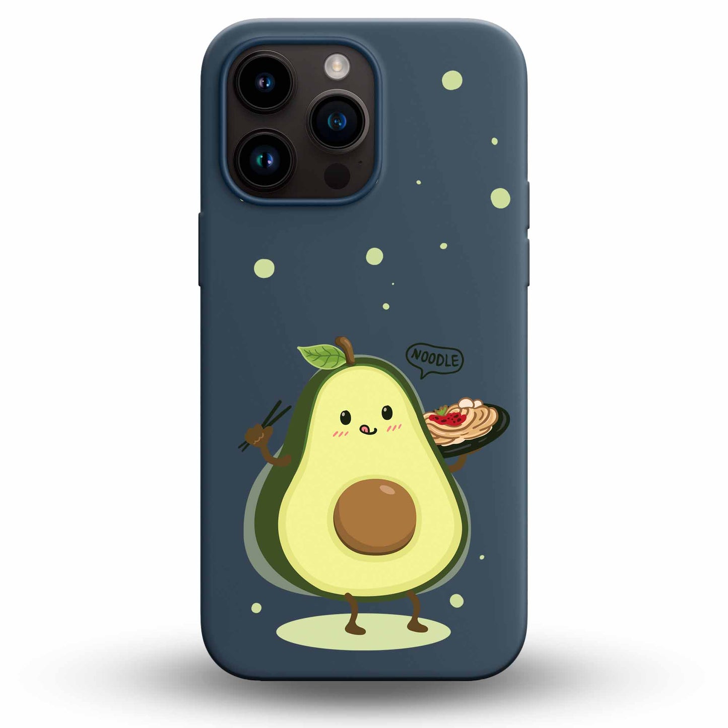 Avocado & Noodles - Cover Monocolore Personalizzata
