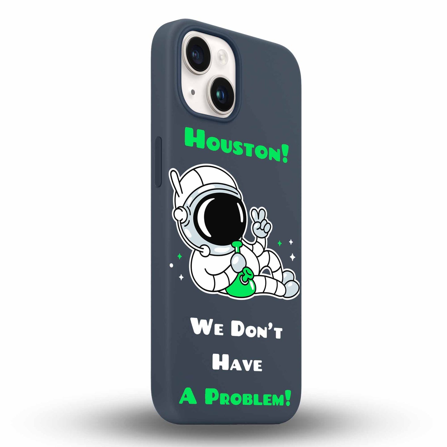 Houston! Just Chill - Cover Monocolore Personalizzata