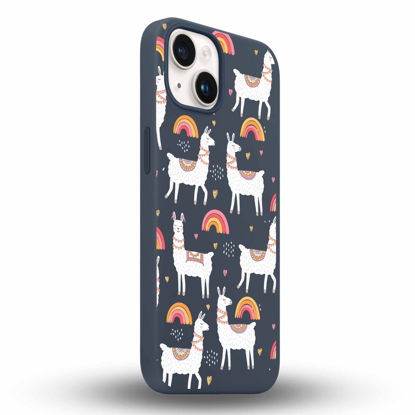 Peaceful Lamas - Cover Monocolore Personalizzata