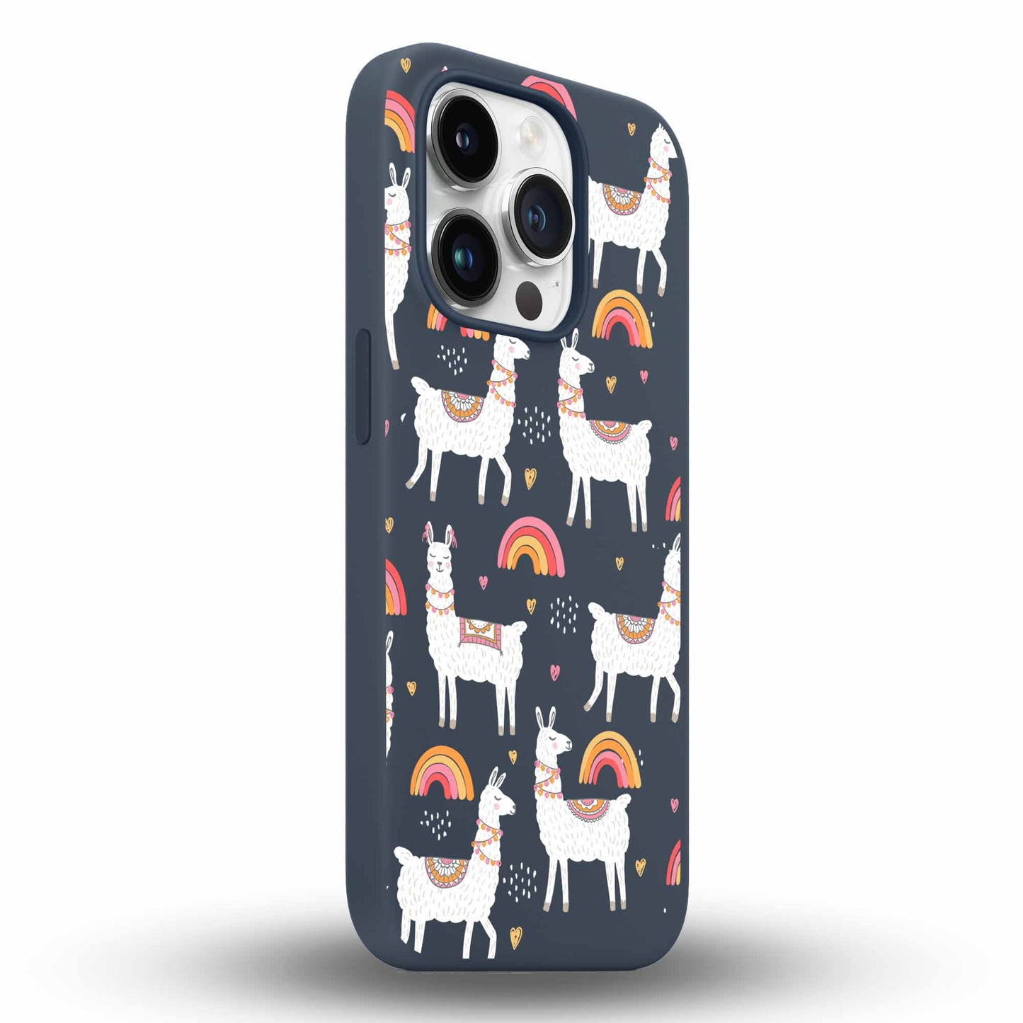 Peaceful Lamas - Cover Monocolore Personalizzata