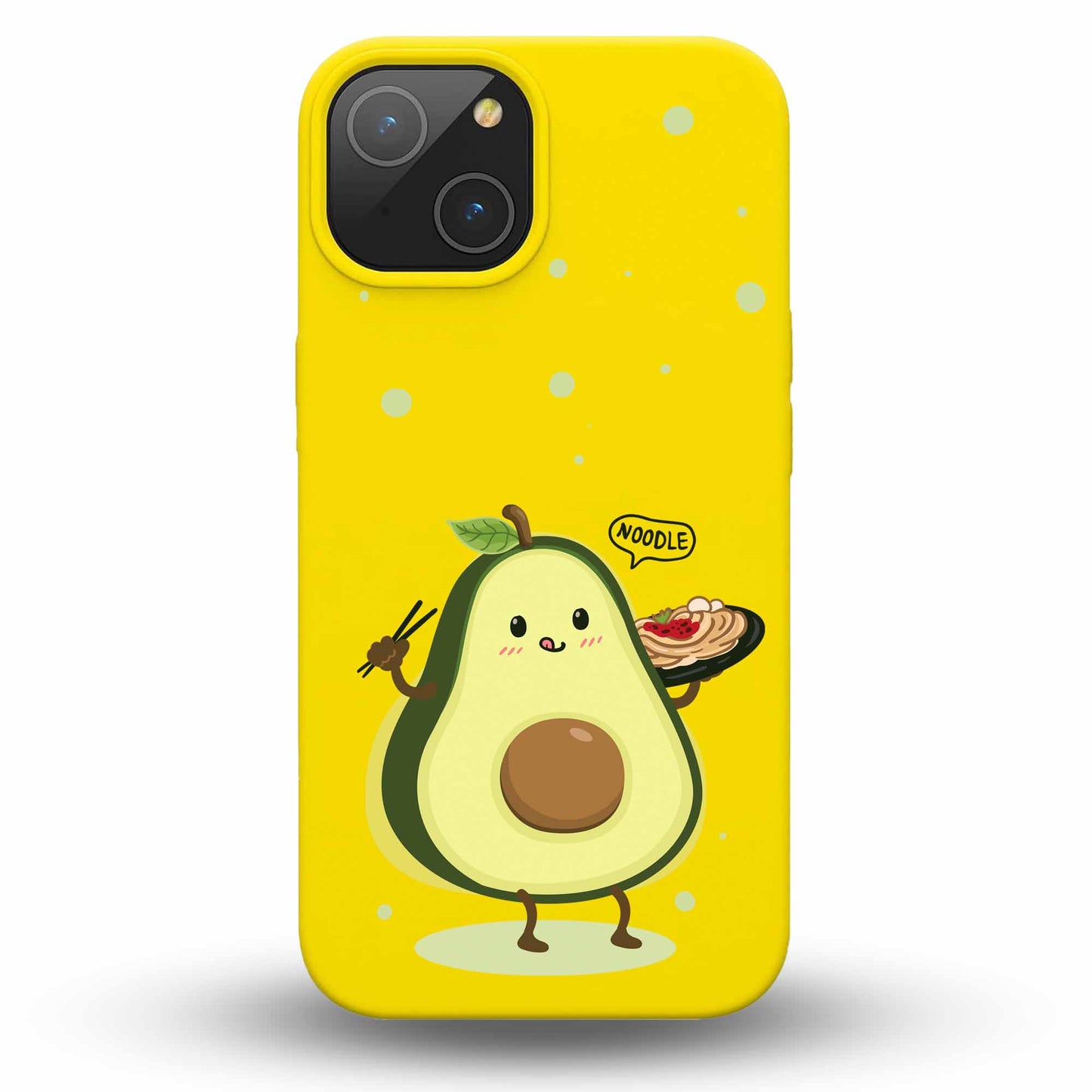 Avocado & Noodles - Cover Monocolore Personalizzata