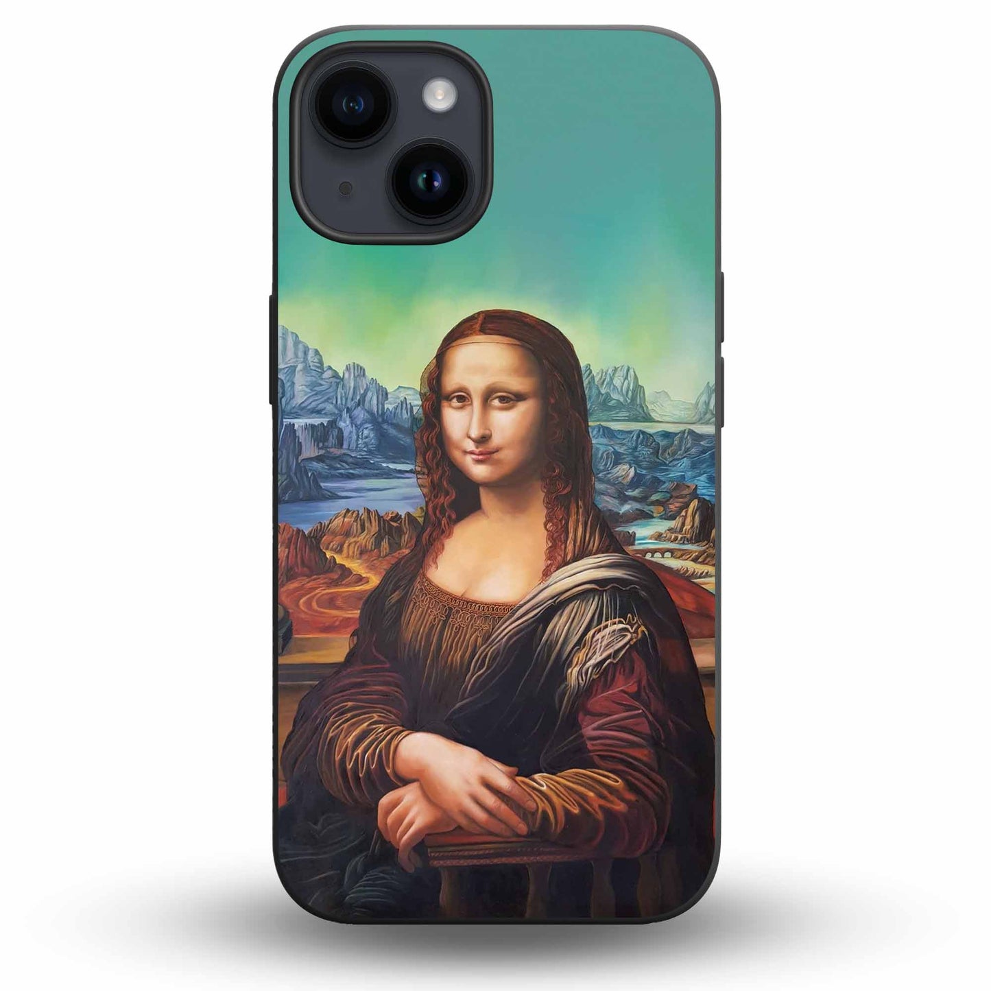 Monna Lisa (La Gioconda)- Cover Monocolore Personalizzata