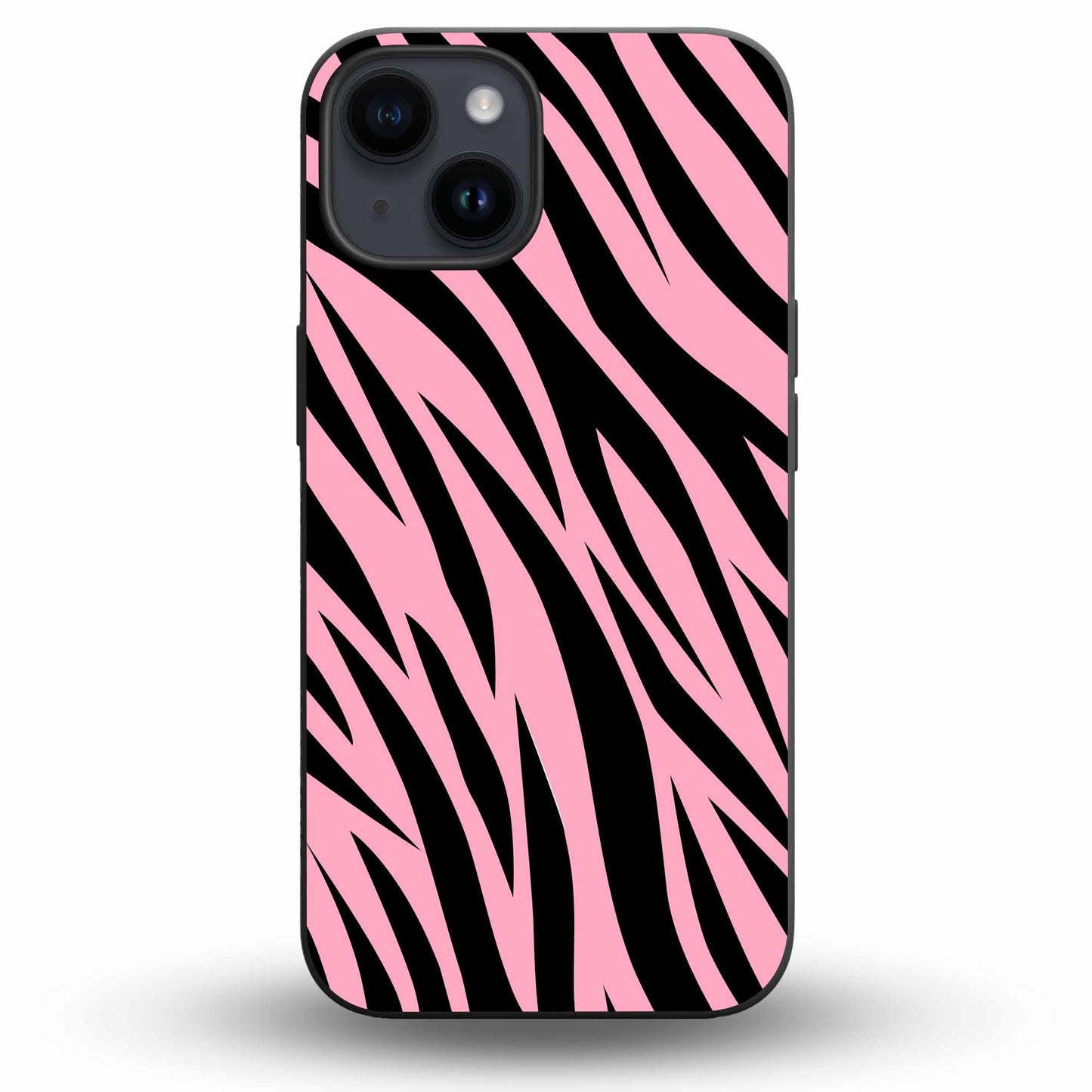 Charm Pink Zebra Luxe - Cover Monocolore Personalizzata