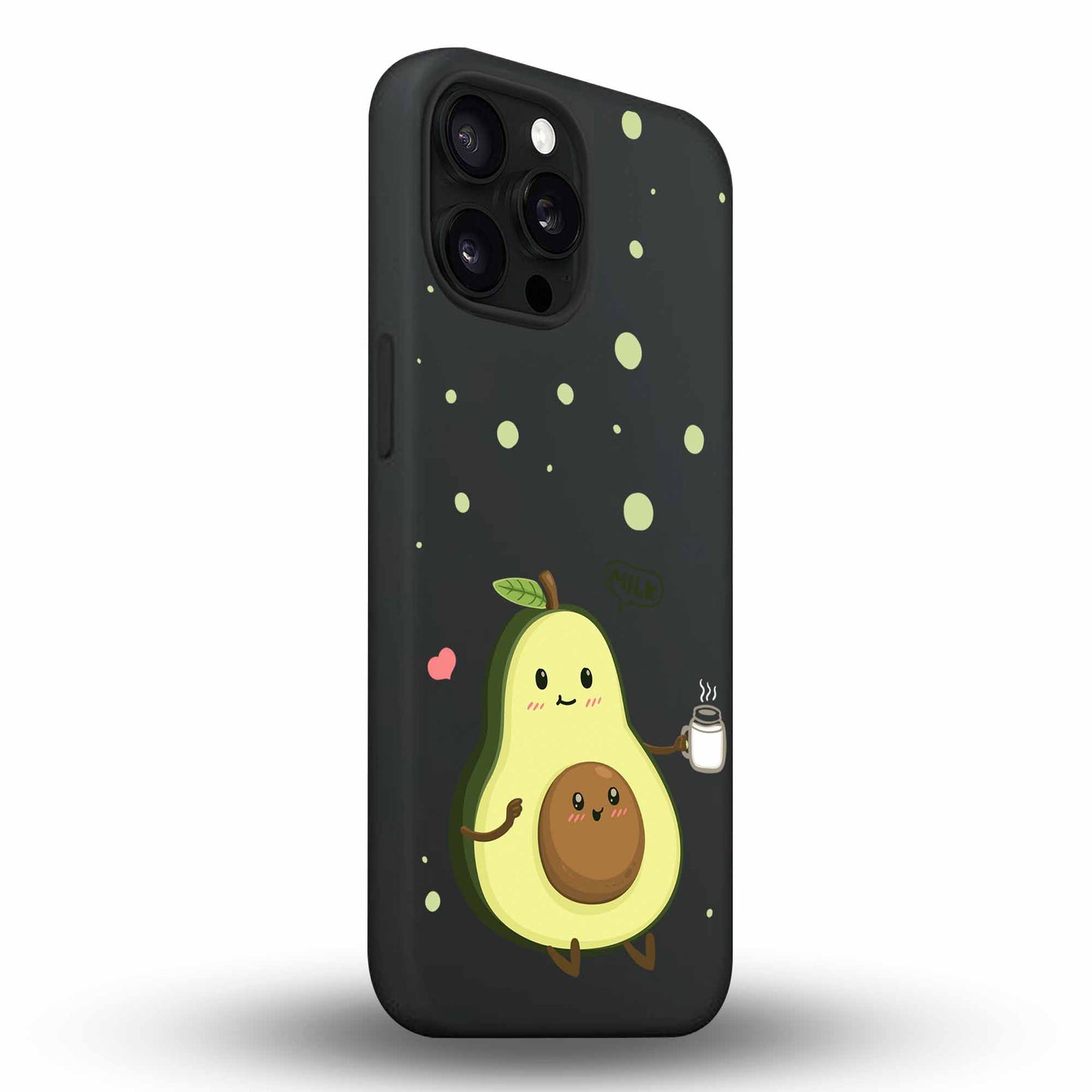 Cute Avocado - Cover Monocolore Personalizzata