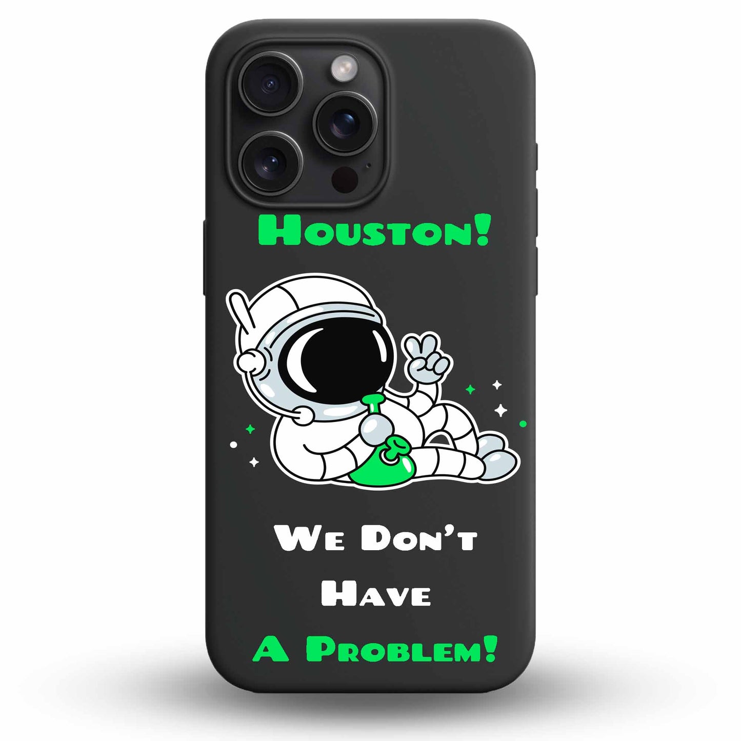 Houston! Just Chill - Cover Monocolore Personalizzata