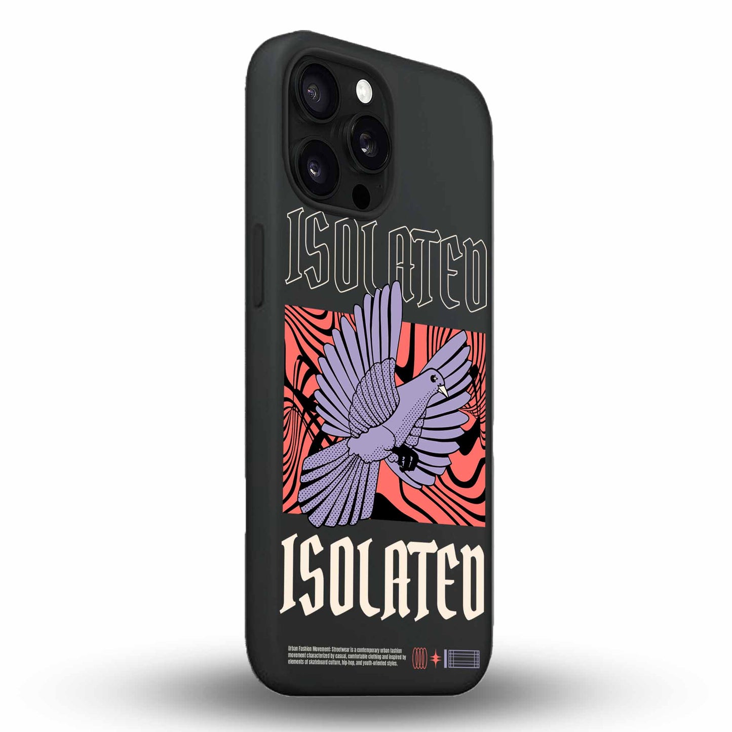 Isolated - Cover Monocolore Personalizzata