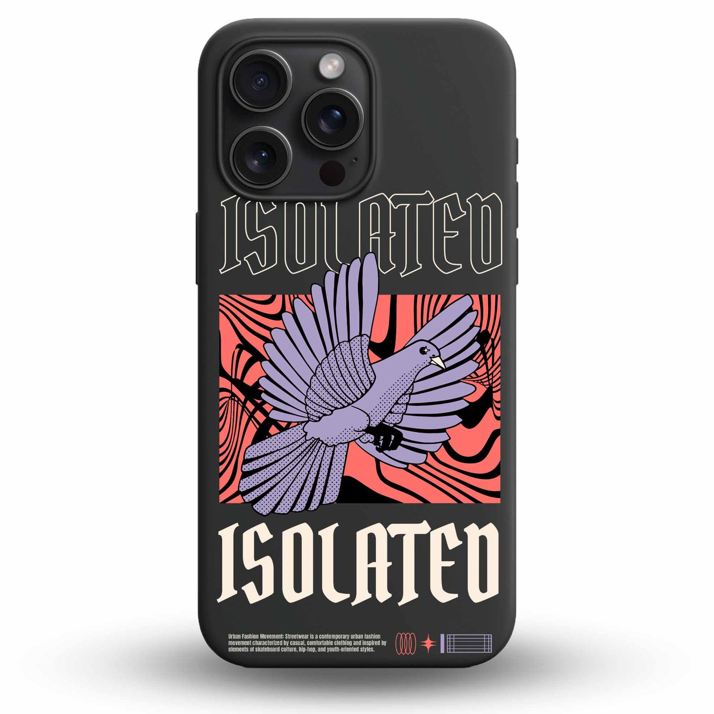 Isolated - Cover Monocolore Personalizzata