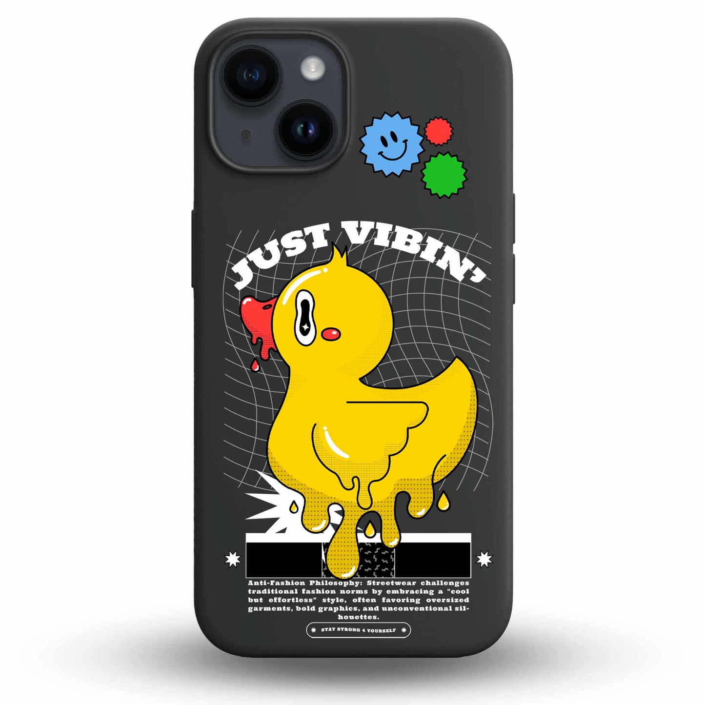 Just Vibin' - Cover Monocolore Personalizzata