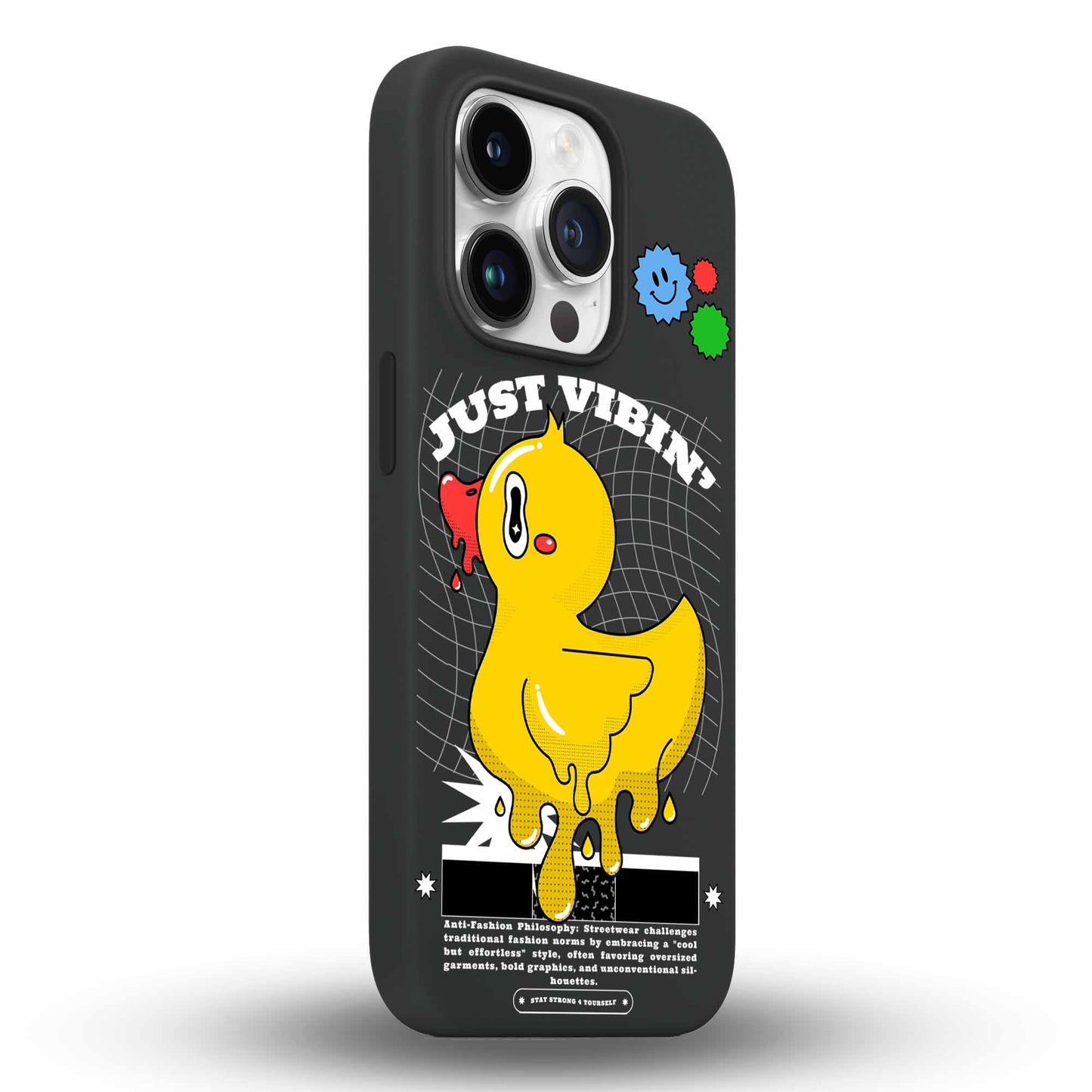 Just Vibin' - Cover Monocolore Personalizzata