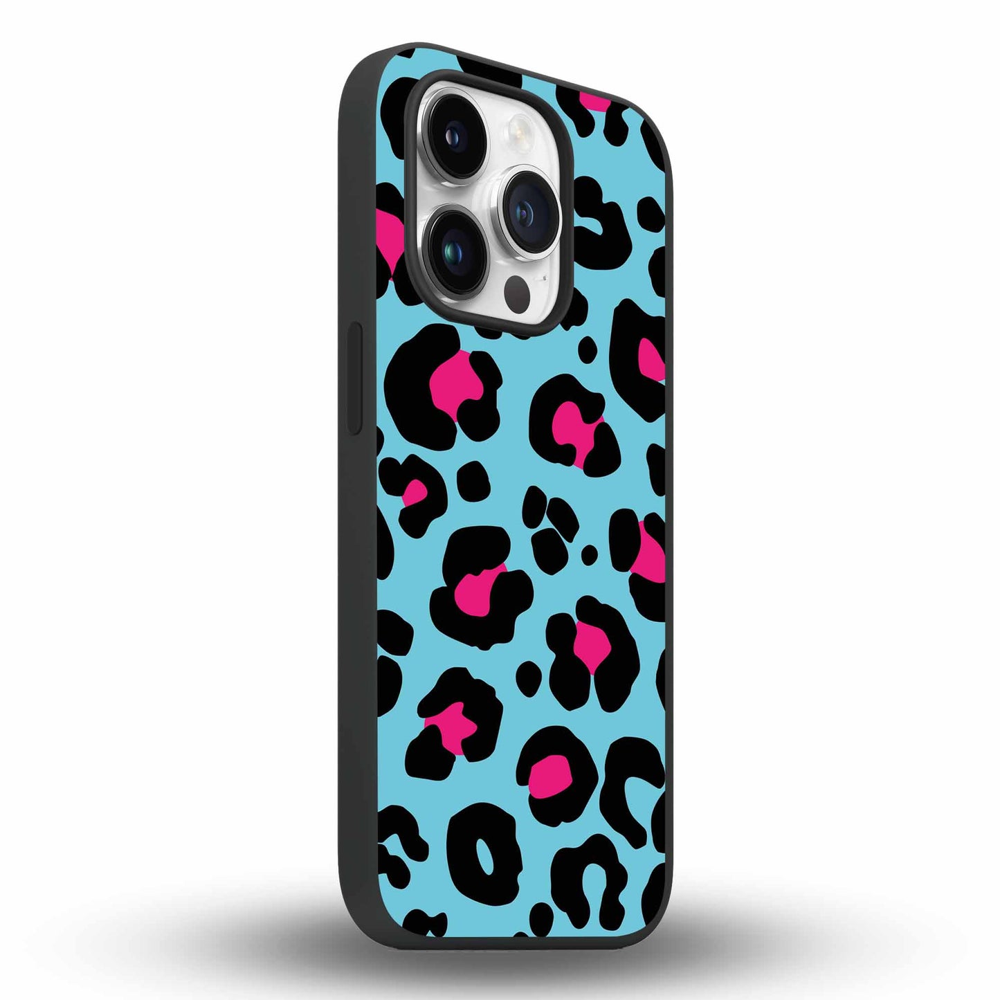 Sky Blue (Leopard Luxe) - Cover Monocolore Personalizzata