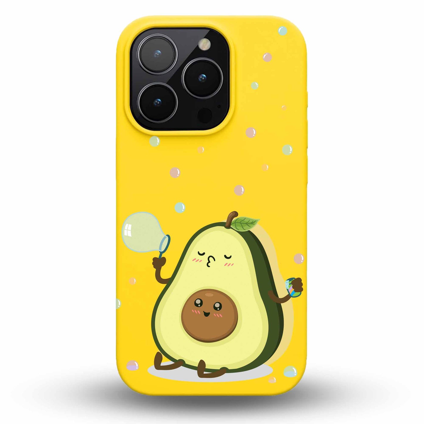 Avocado Bubble - Cover Monocolore Personalizzata