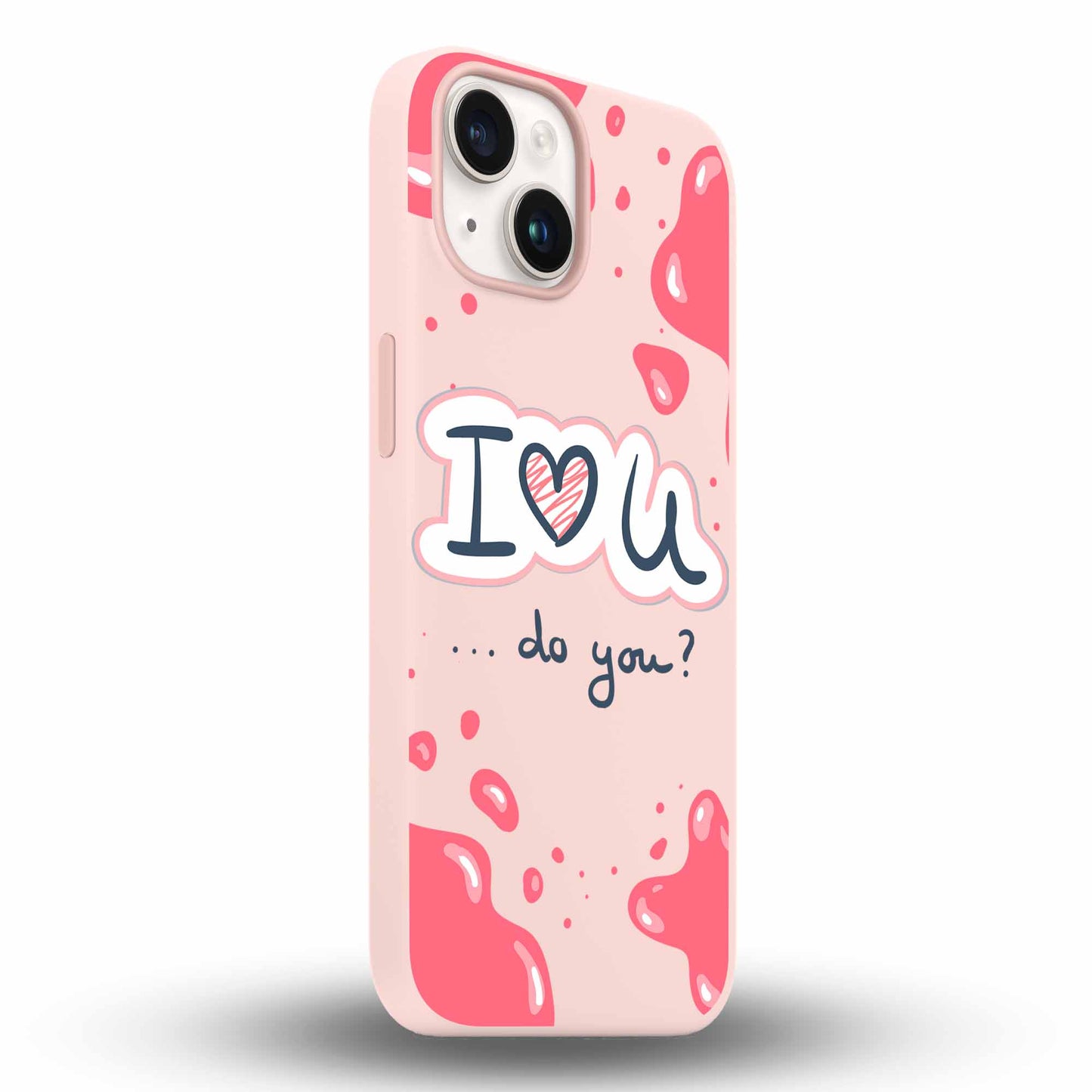 I❤️U - Cover Monocolore Personalizzata