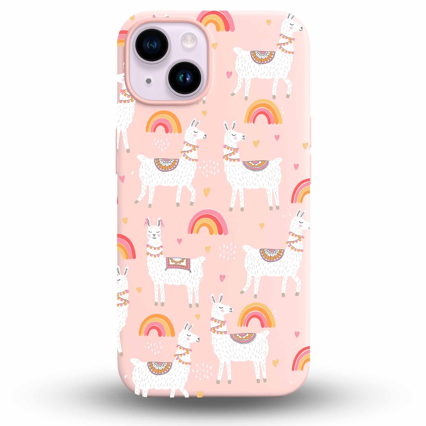 Peaceful Lamas - Cover Monocolore Personalizzata