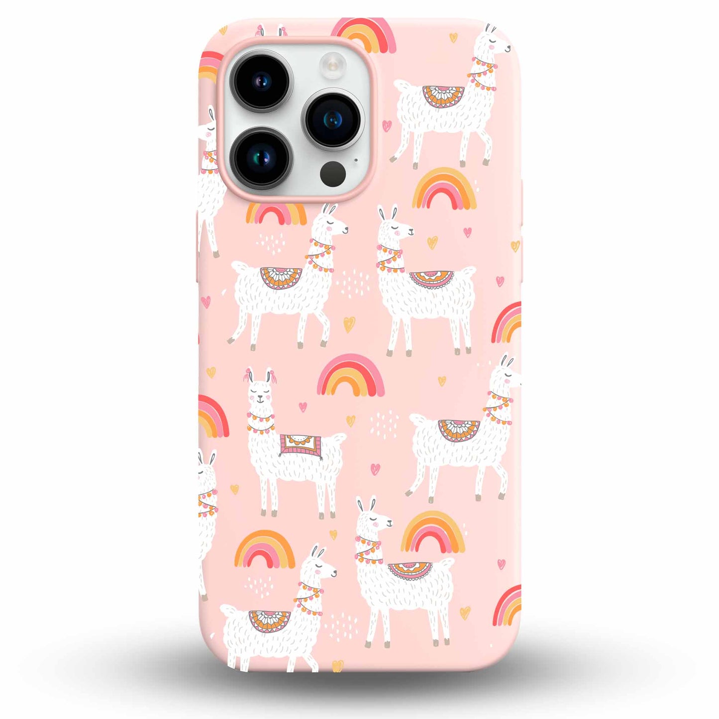 Peaceful Lamas - Cover Monocolore Personalizzata