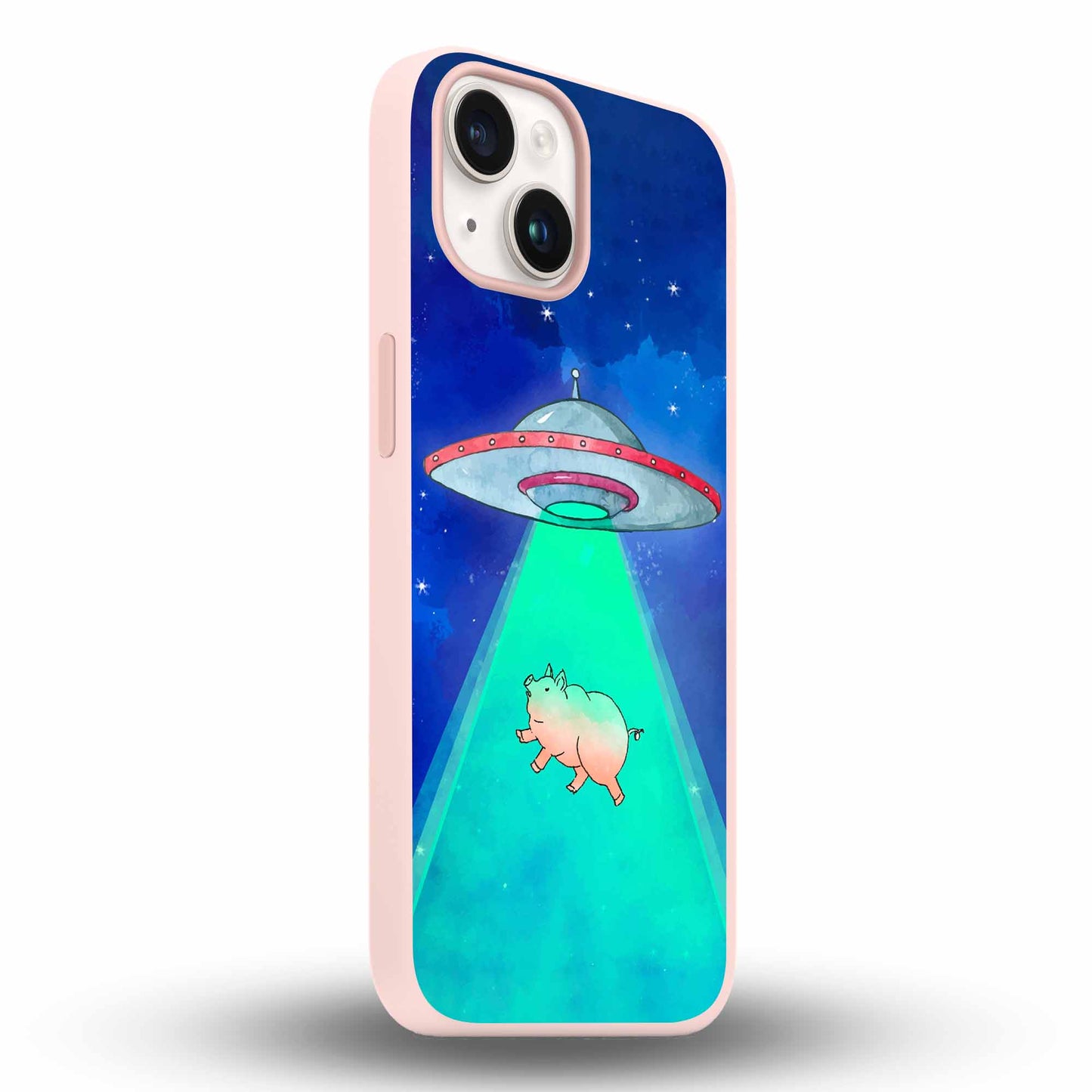 Piggy Alien - Cover Monocolore Personalizzata