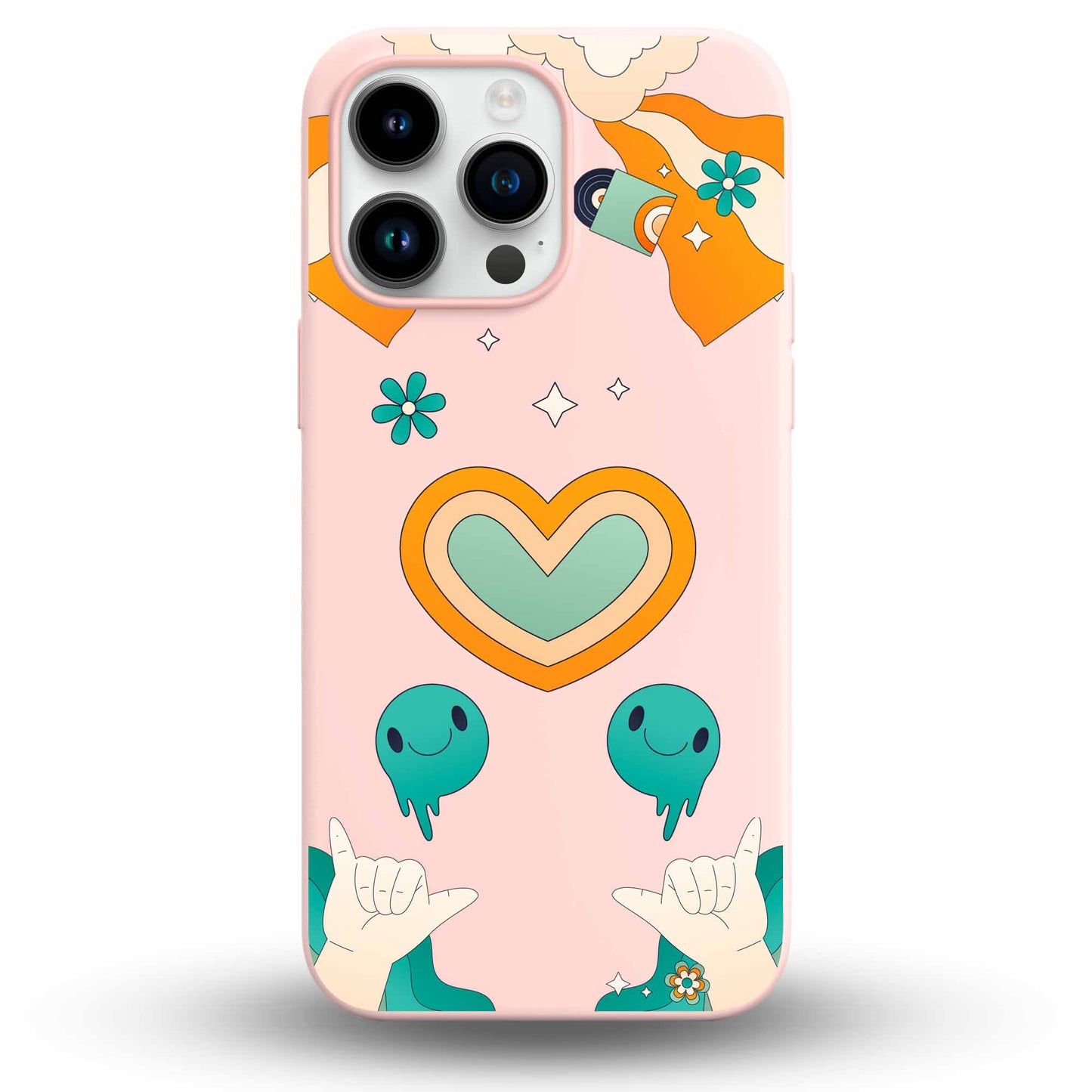 Retro 70s Trip - Cover Monocolore Personalizzata