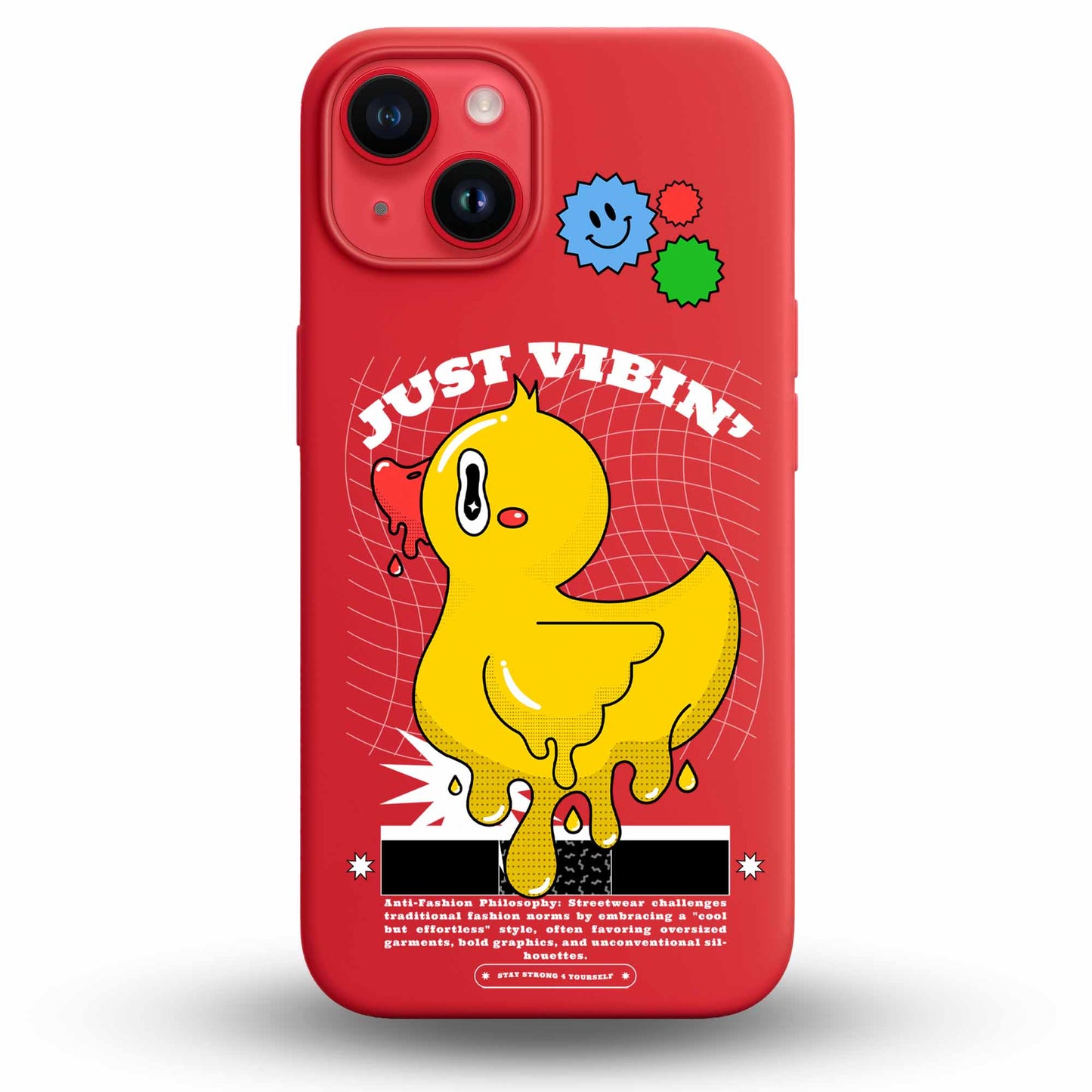 Just Vibin' - Cover Monocolore Personalizzata