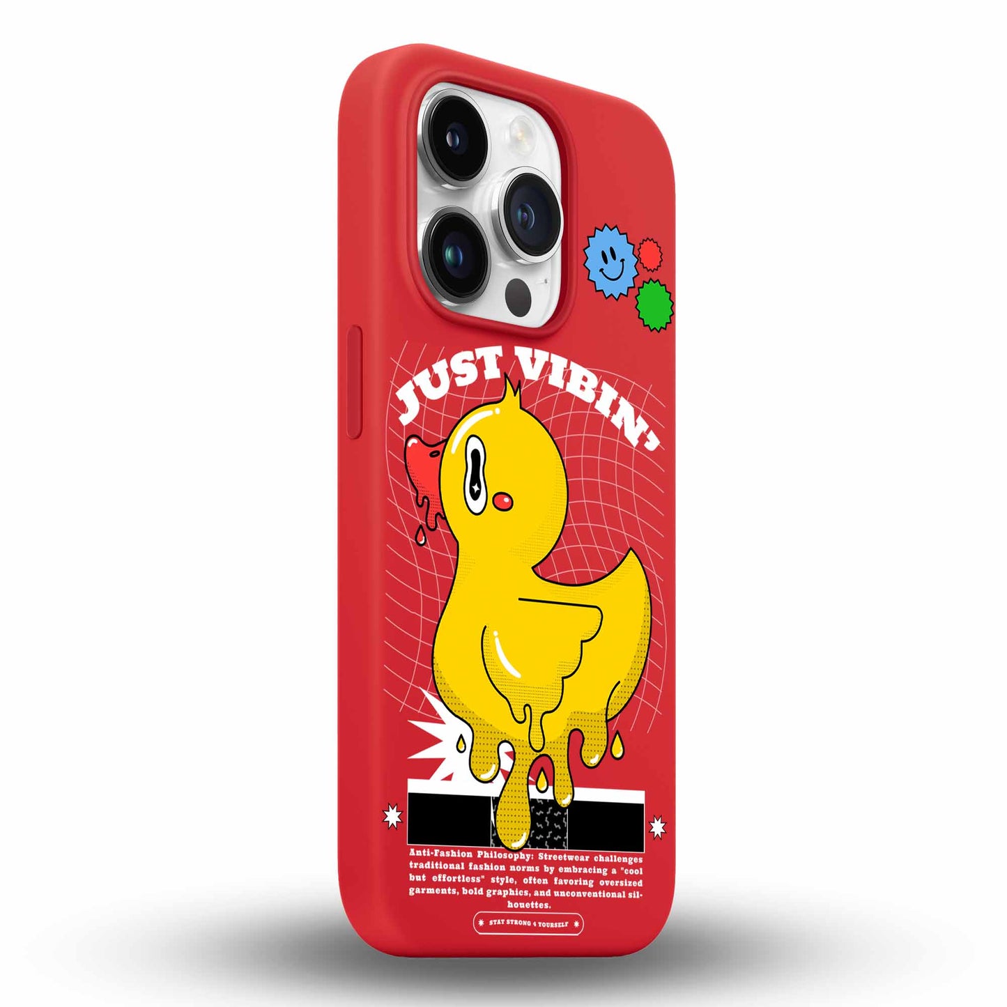 Just Vibin' - Cover Monocolore Personalizzata