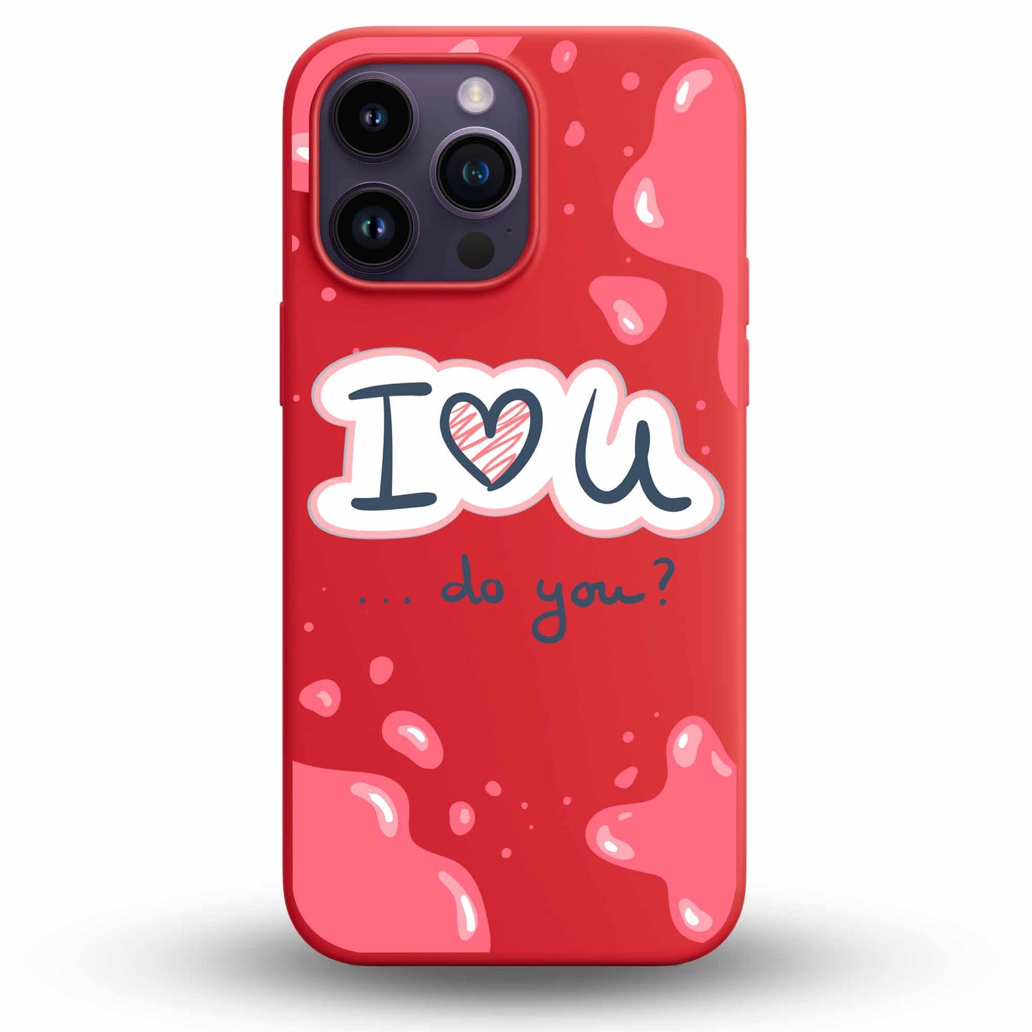 I❤️U - Cover Monocolore Personalizzata