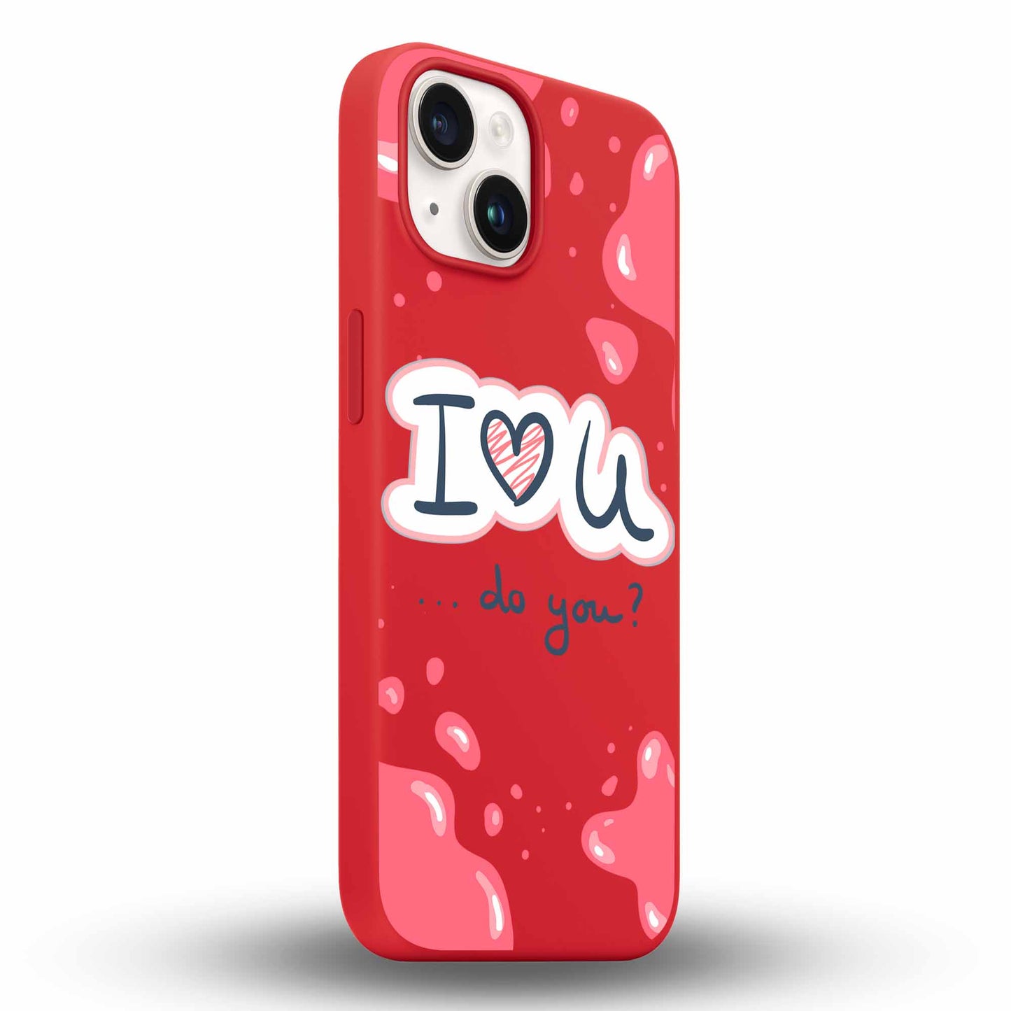 I❤️U - Cover Monocolore Personalizzata