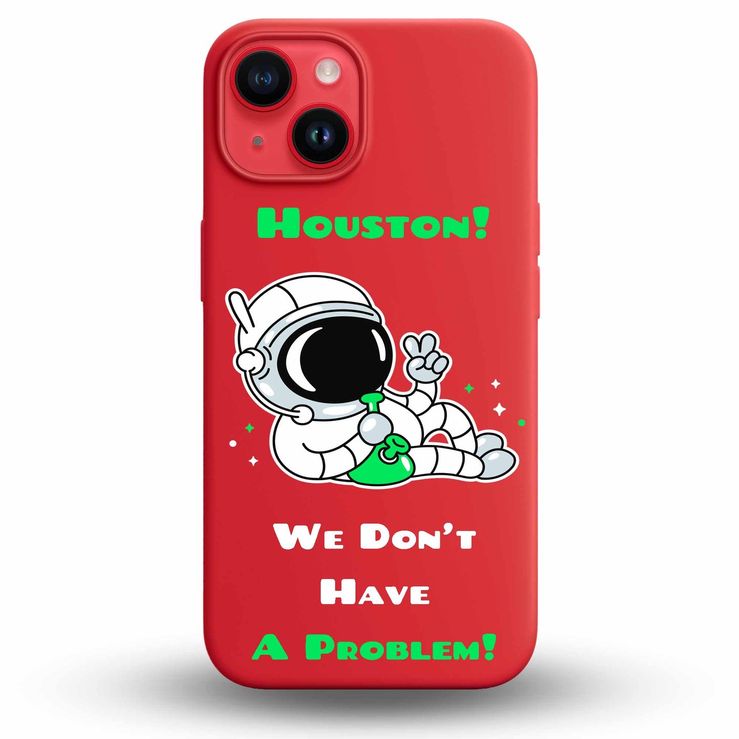 Houston! Just Chill - Cover Monocolore Personalizzata