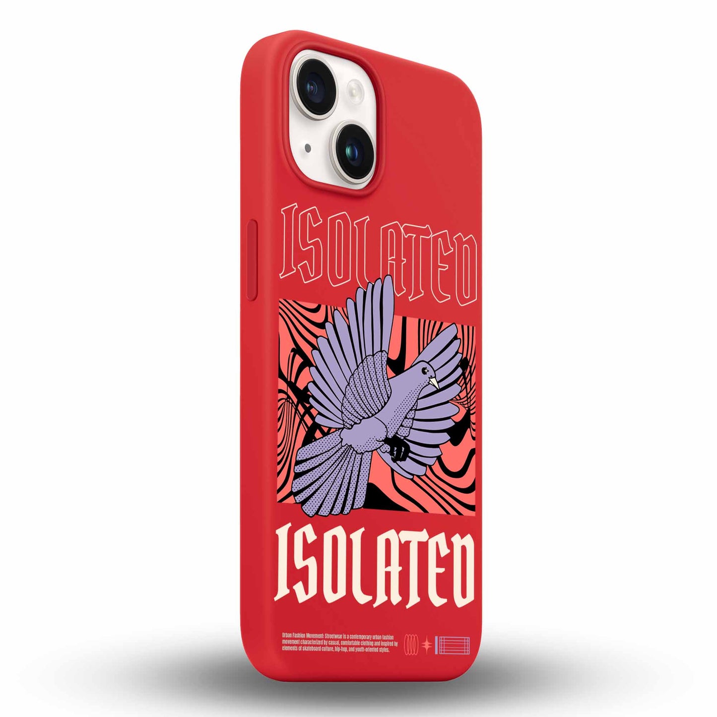 Isolated - Cover Monocolore Personalizzata