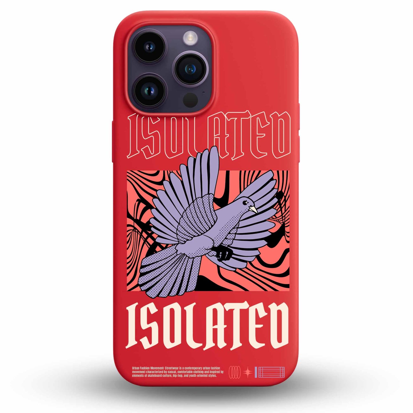 Isolated - Cover Monocolore Personalizzata