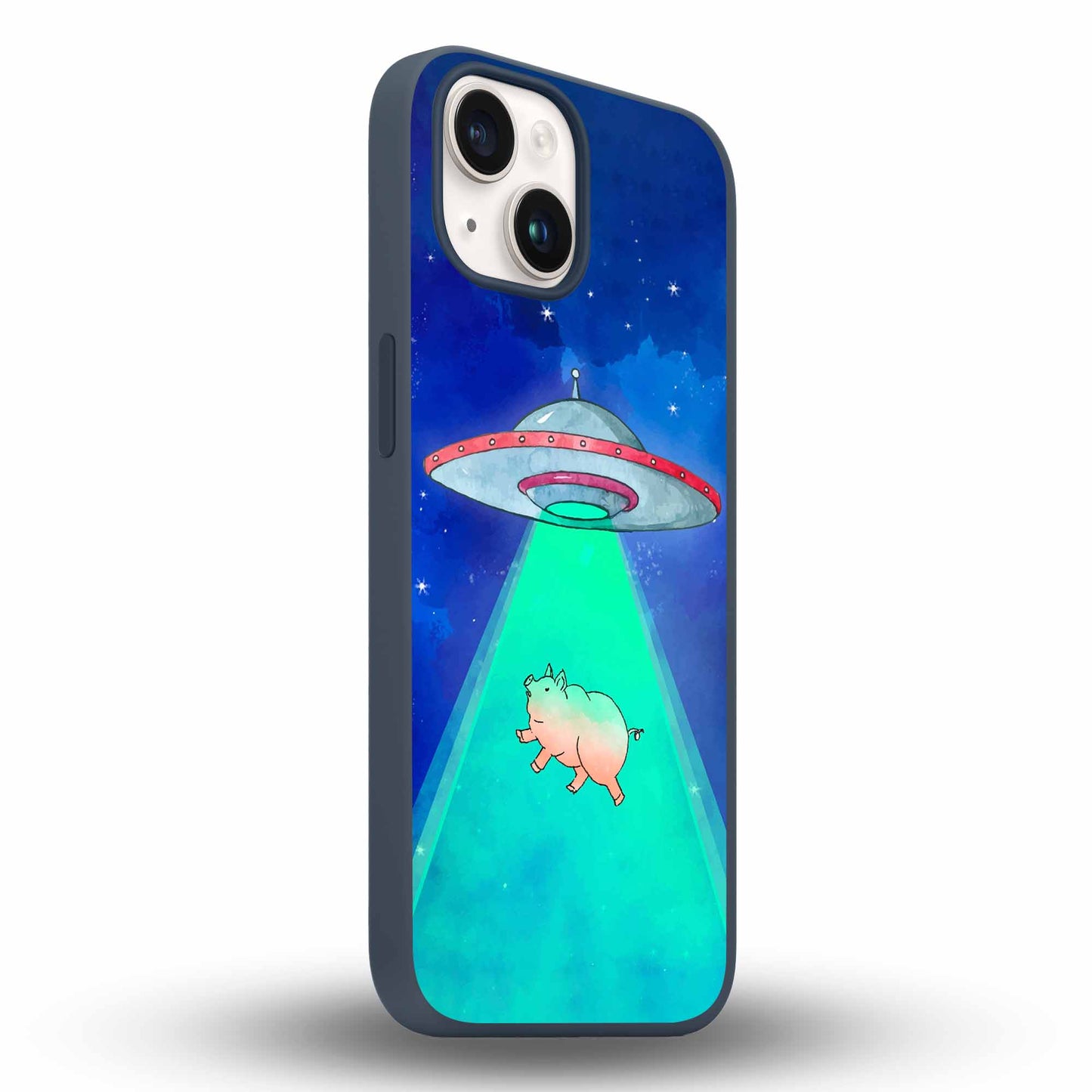 Piggy Alien - Cover Monocolore Personalizzata