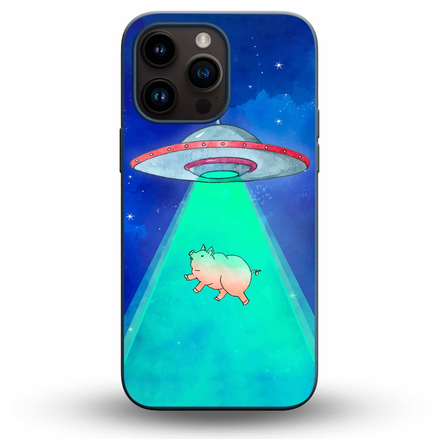 Piggy Alien - Cover Monocolore Personalizzata