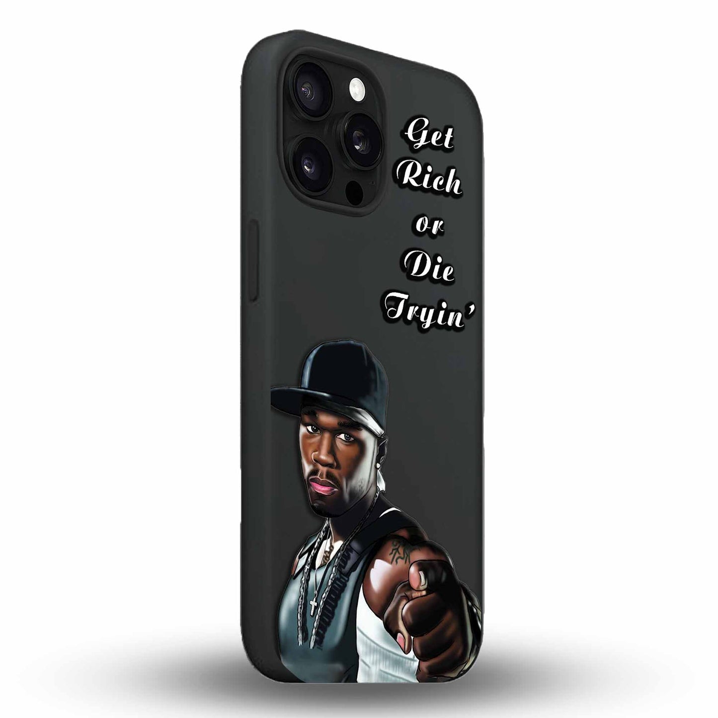 Get Rich Or Die Tryin' - Cover Monocolore Personalizzata
