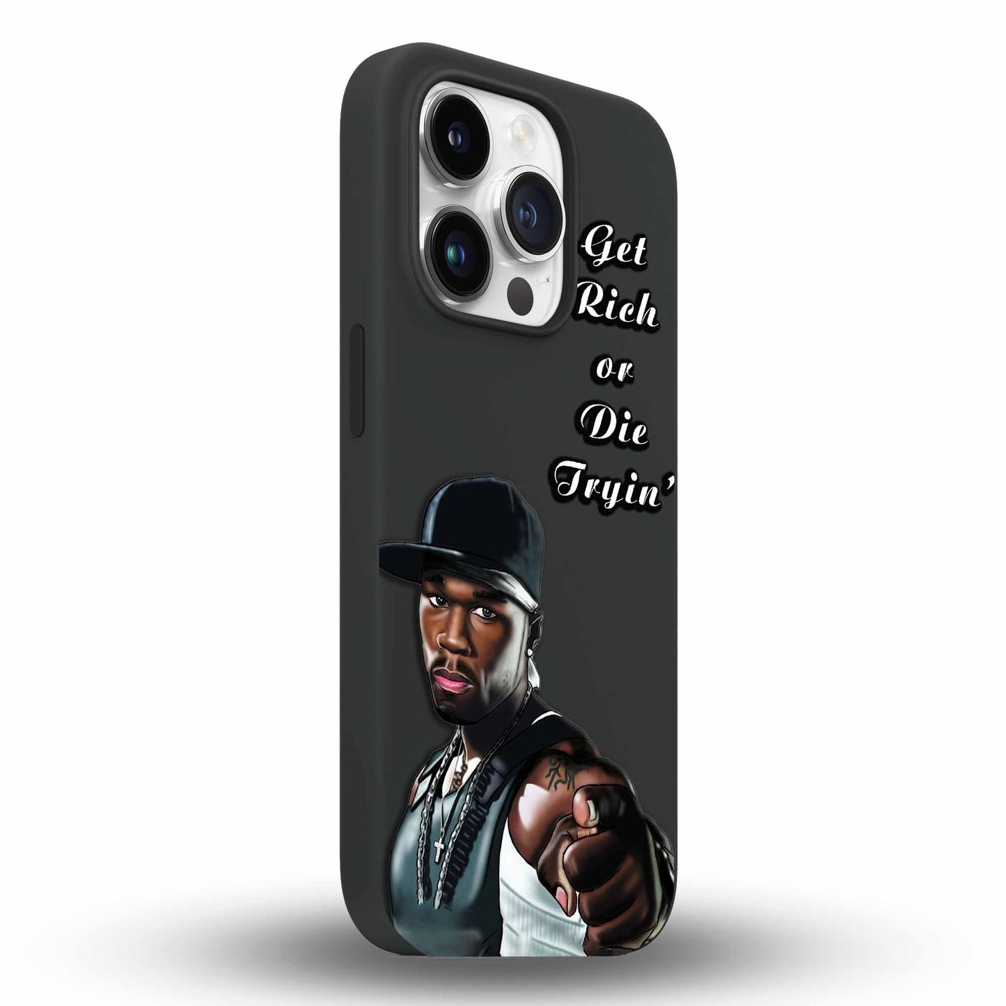 Get Rich Or Die Tryin' - Cover Monocolore Personalizzata