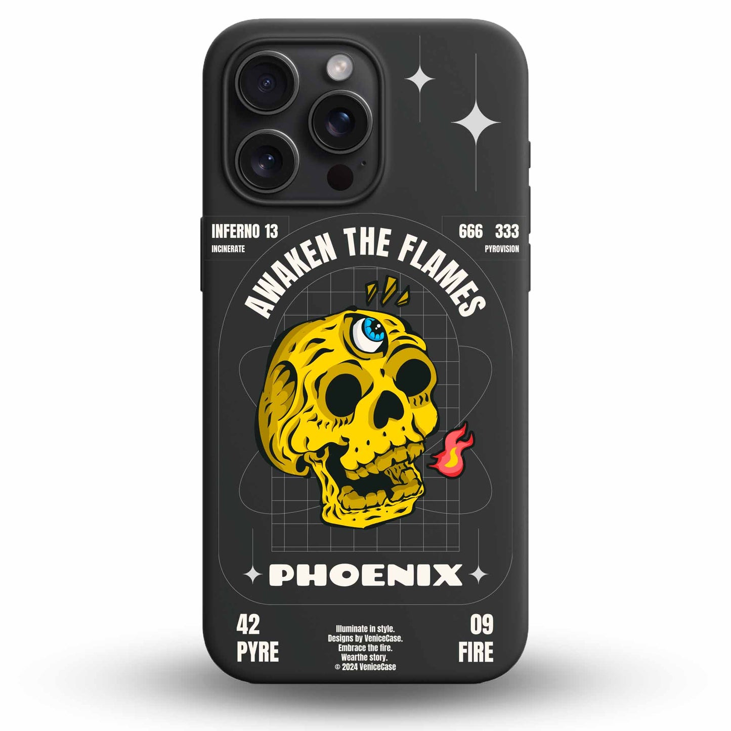 Awaken The Flames - Cover Monocolore Personalizzata
