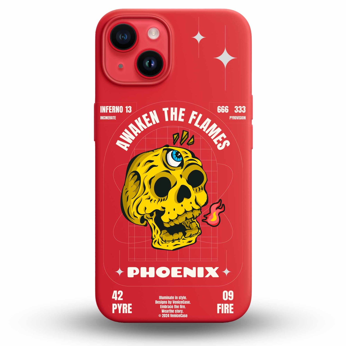 Awaken The Flames - Cover Monocolore Personalizzata