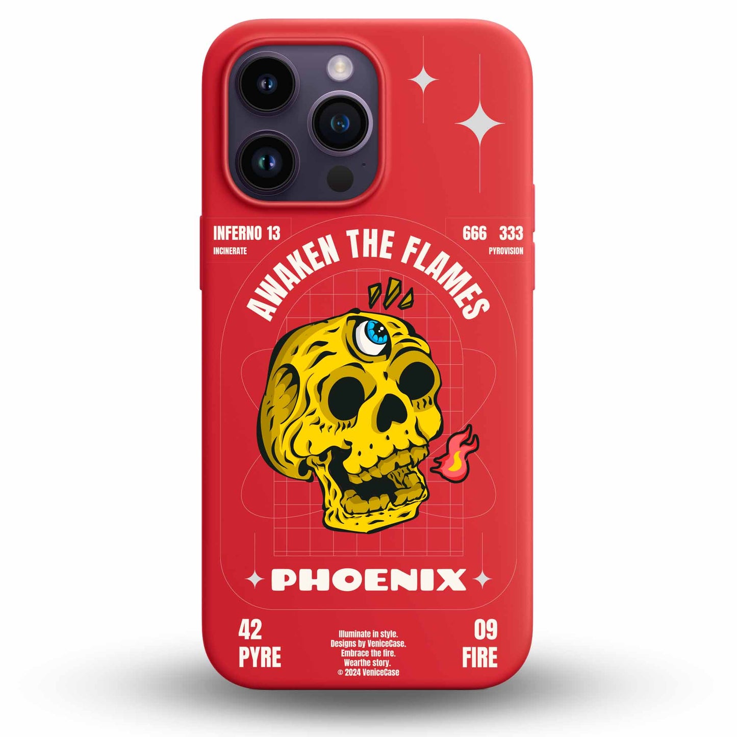 Awaken The Flames - Cover Monocolore Personalizzata