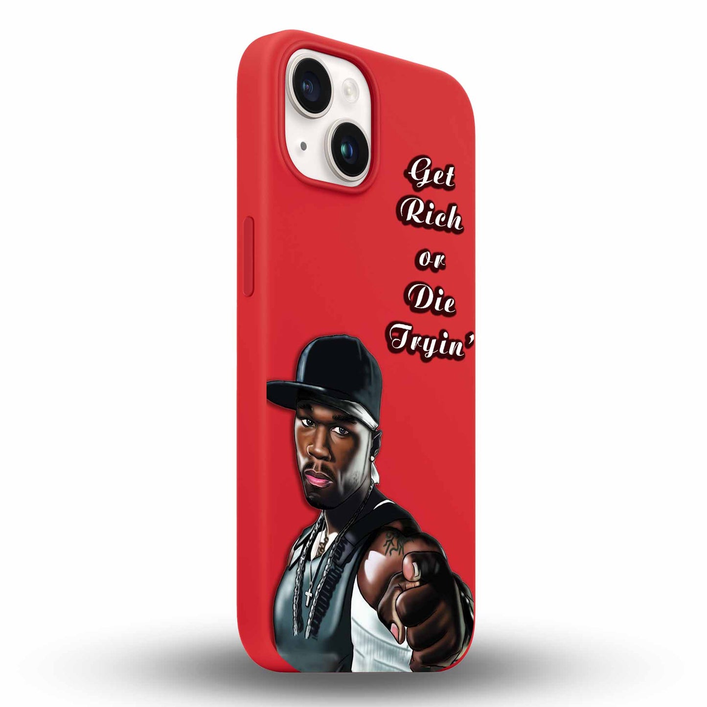 Get Rich Or Die Tryin' - Cover Monocolore Personalizzata