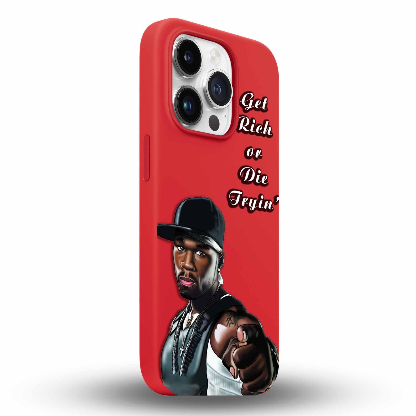 Get Rich Or Die Tryin' - Cover Monocolore Personalizzata